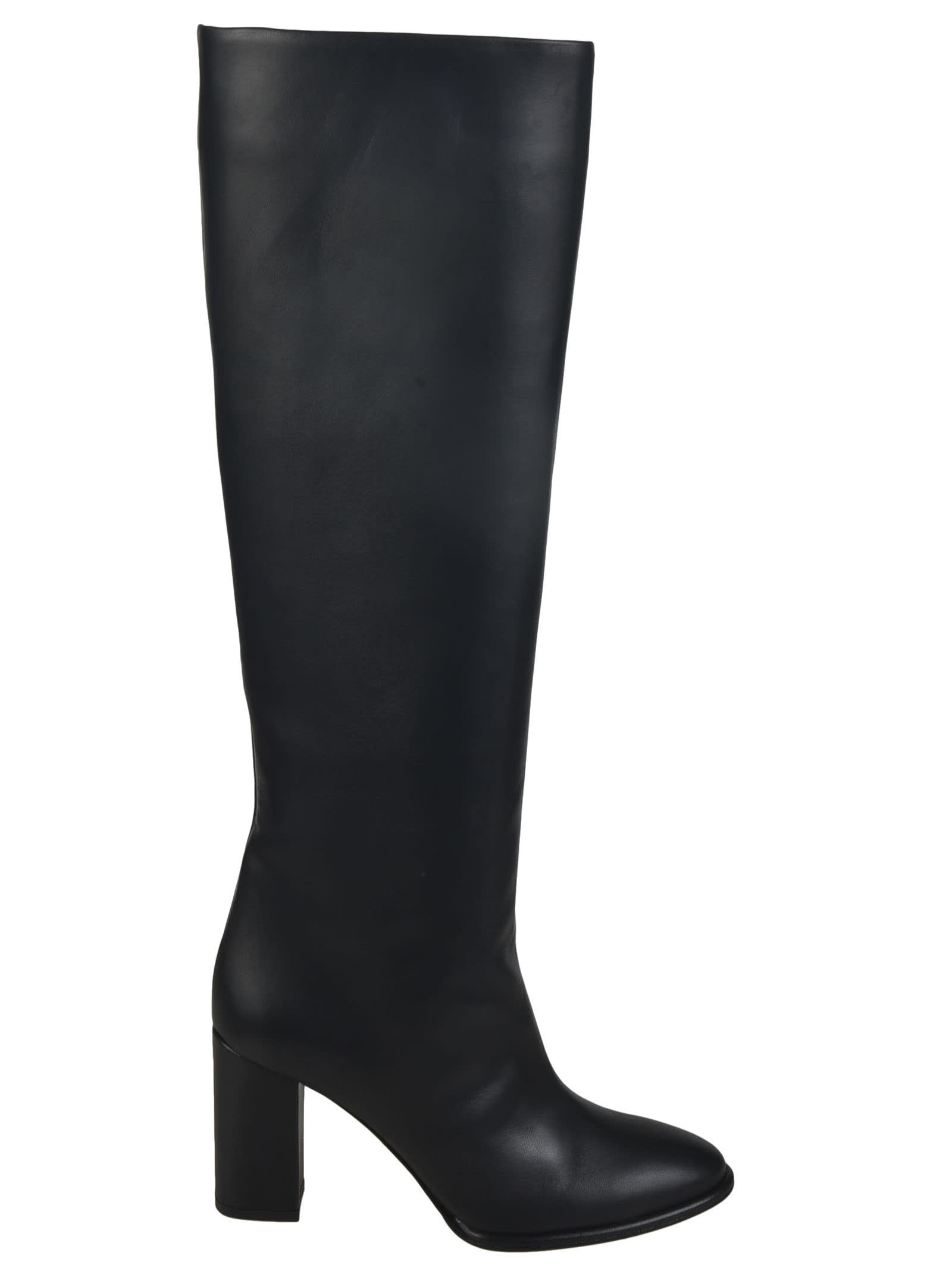 Le Silla Block Heel Boots In Black
