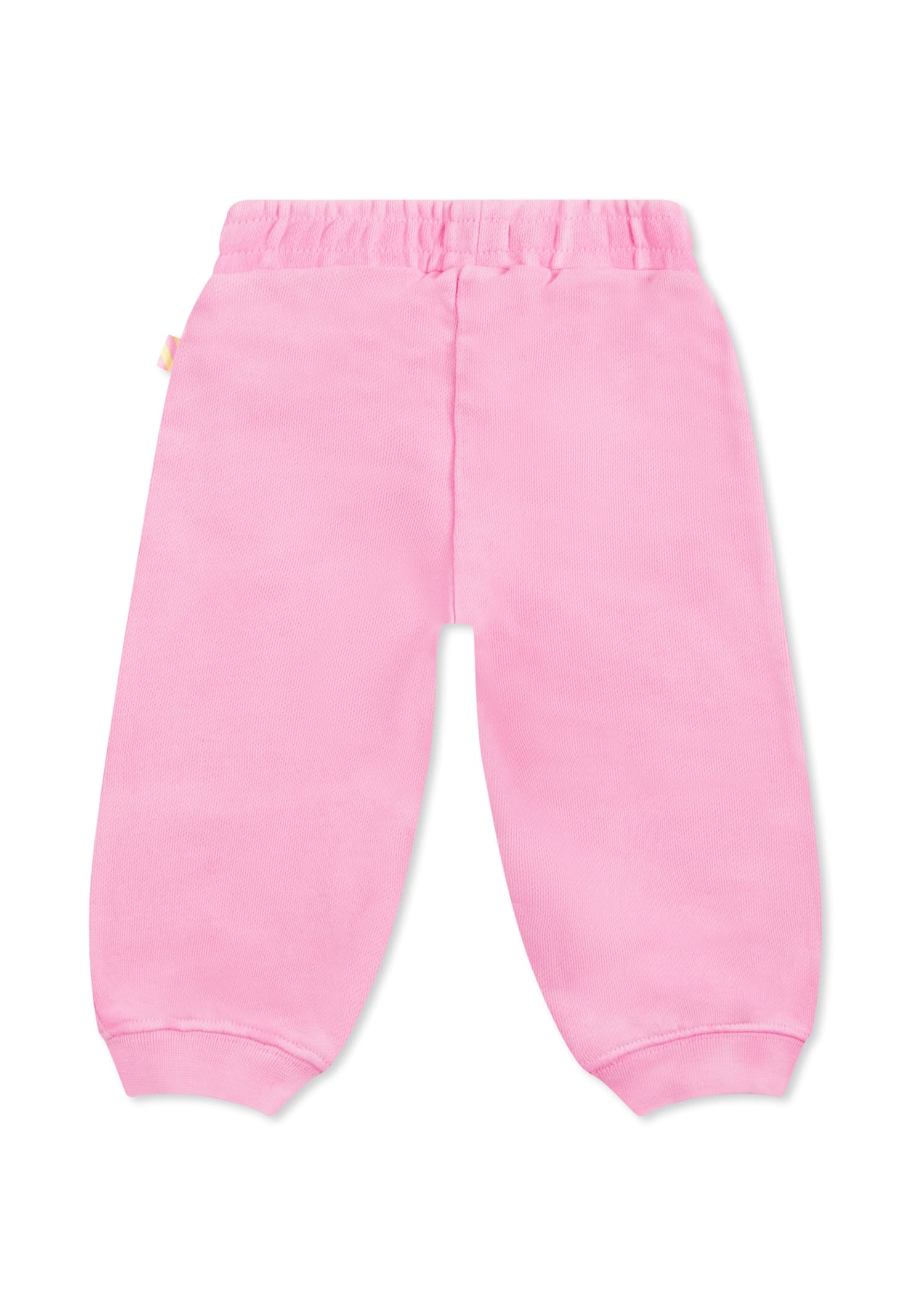 Billieblush Pink Trousers For Baby Girl With Logo In Pink
