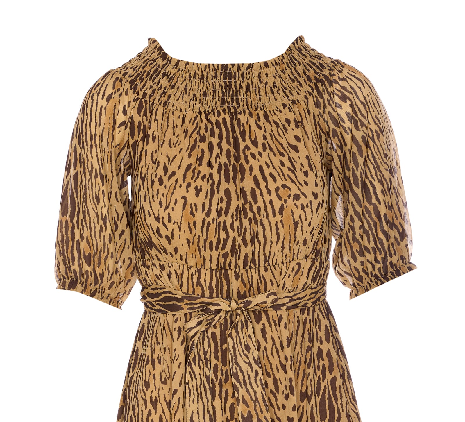 ワンピース LIU JO ANIMALIER DRESS Liu •jo Liu Jo Animalier Long Dress In Multicolour | ModeSens