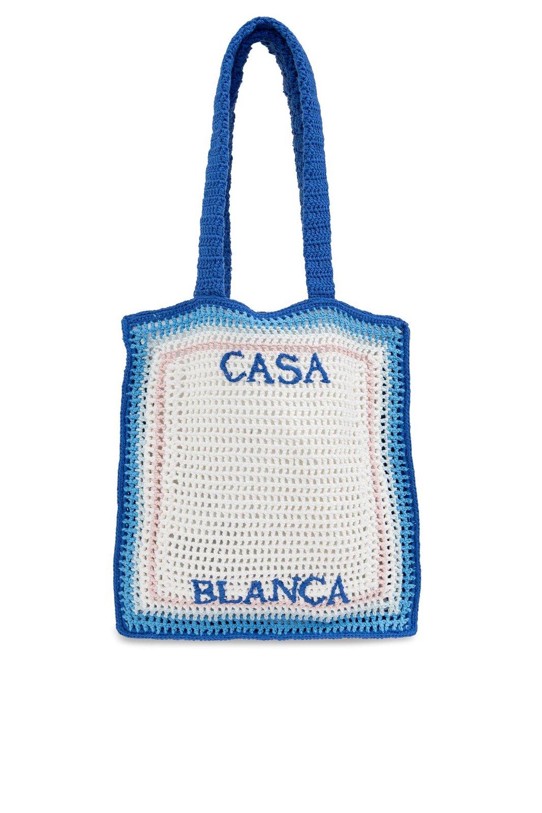 Casablanca Crochet Bag In Multicolor