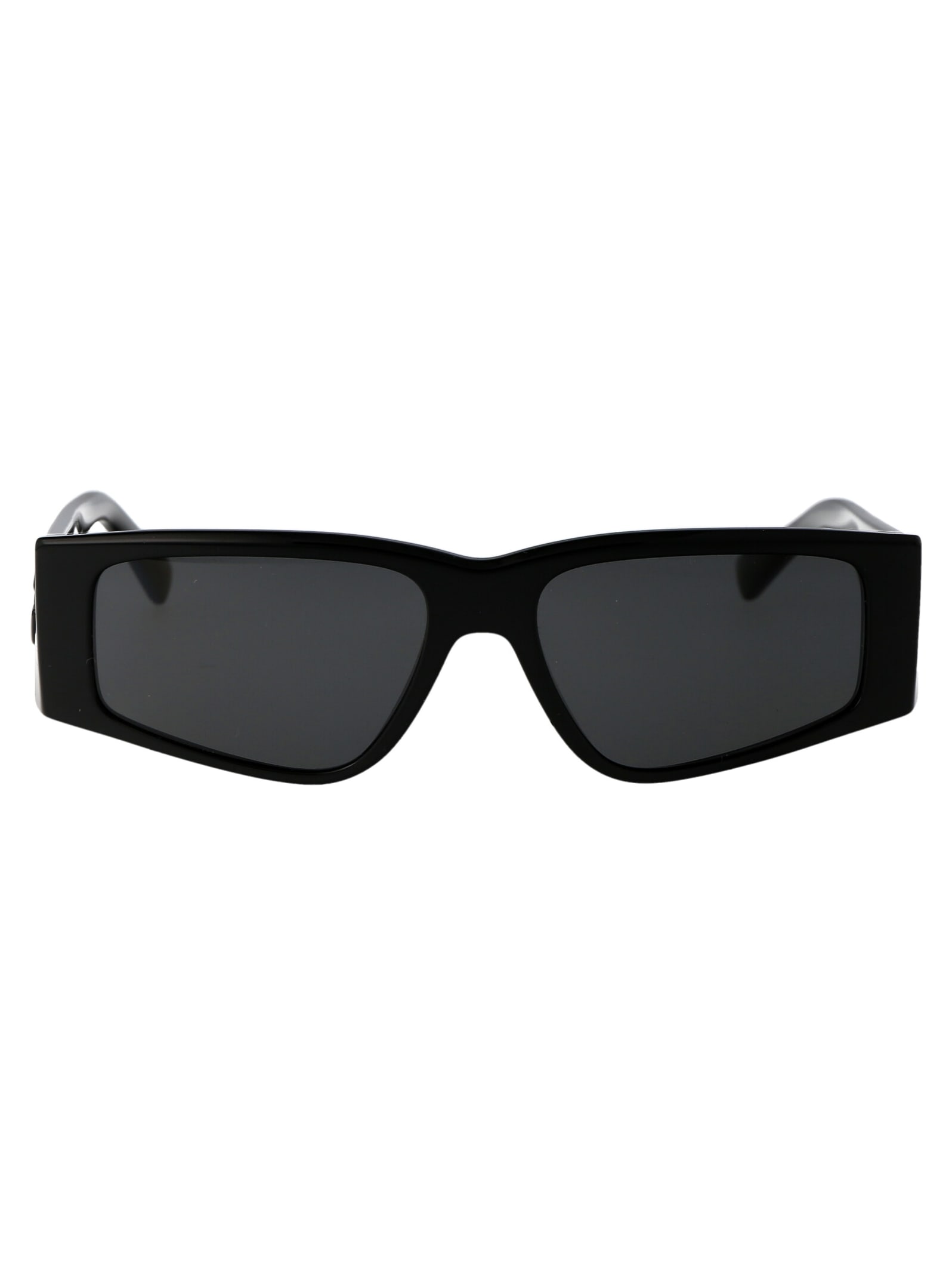 Dolce &amp; Gabbana Eyewear 0dg4453 Sunglasses In 501/87 Black