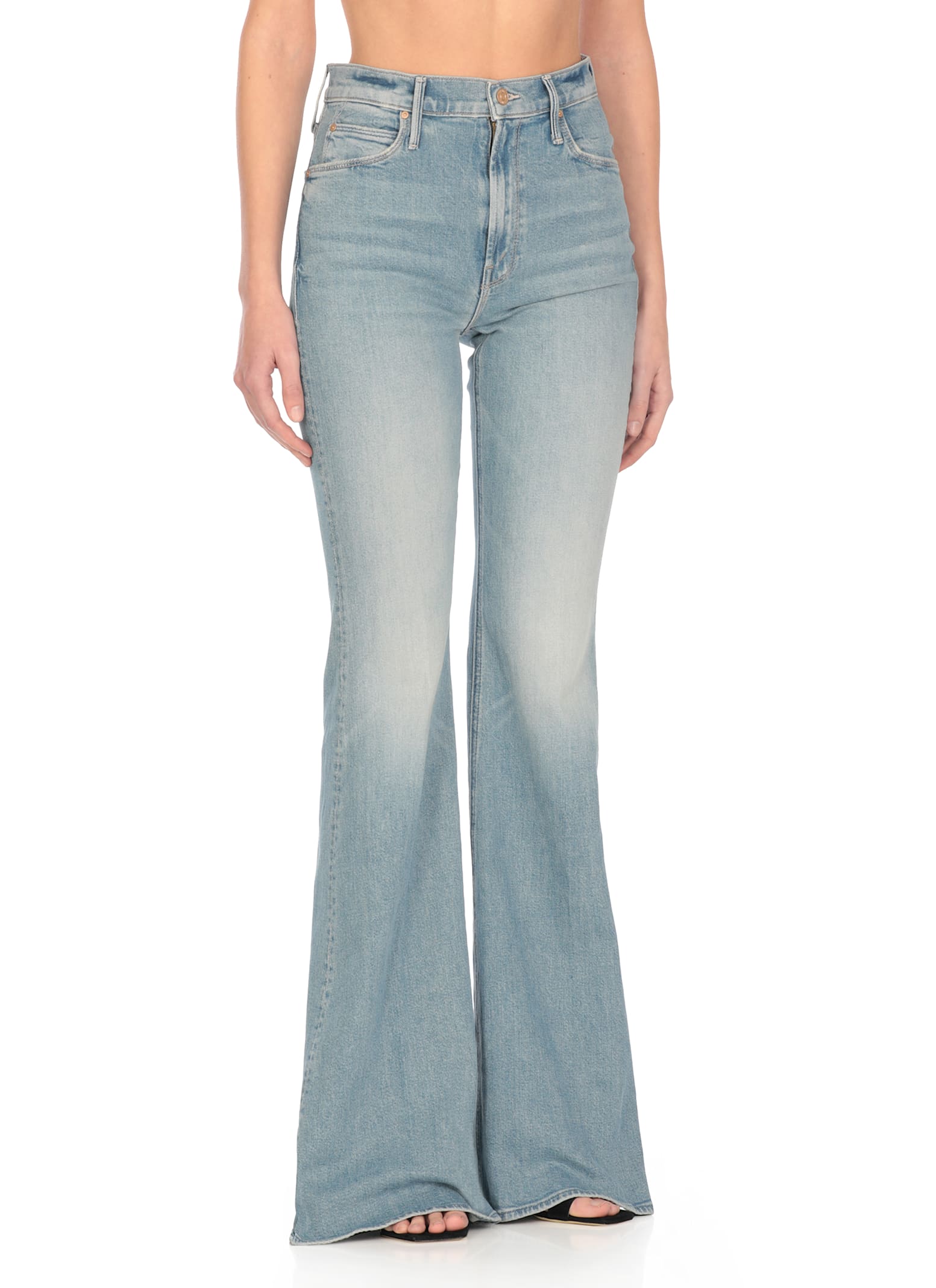 Mother The Super Cruiser High-rise Flared Jeans