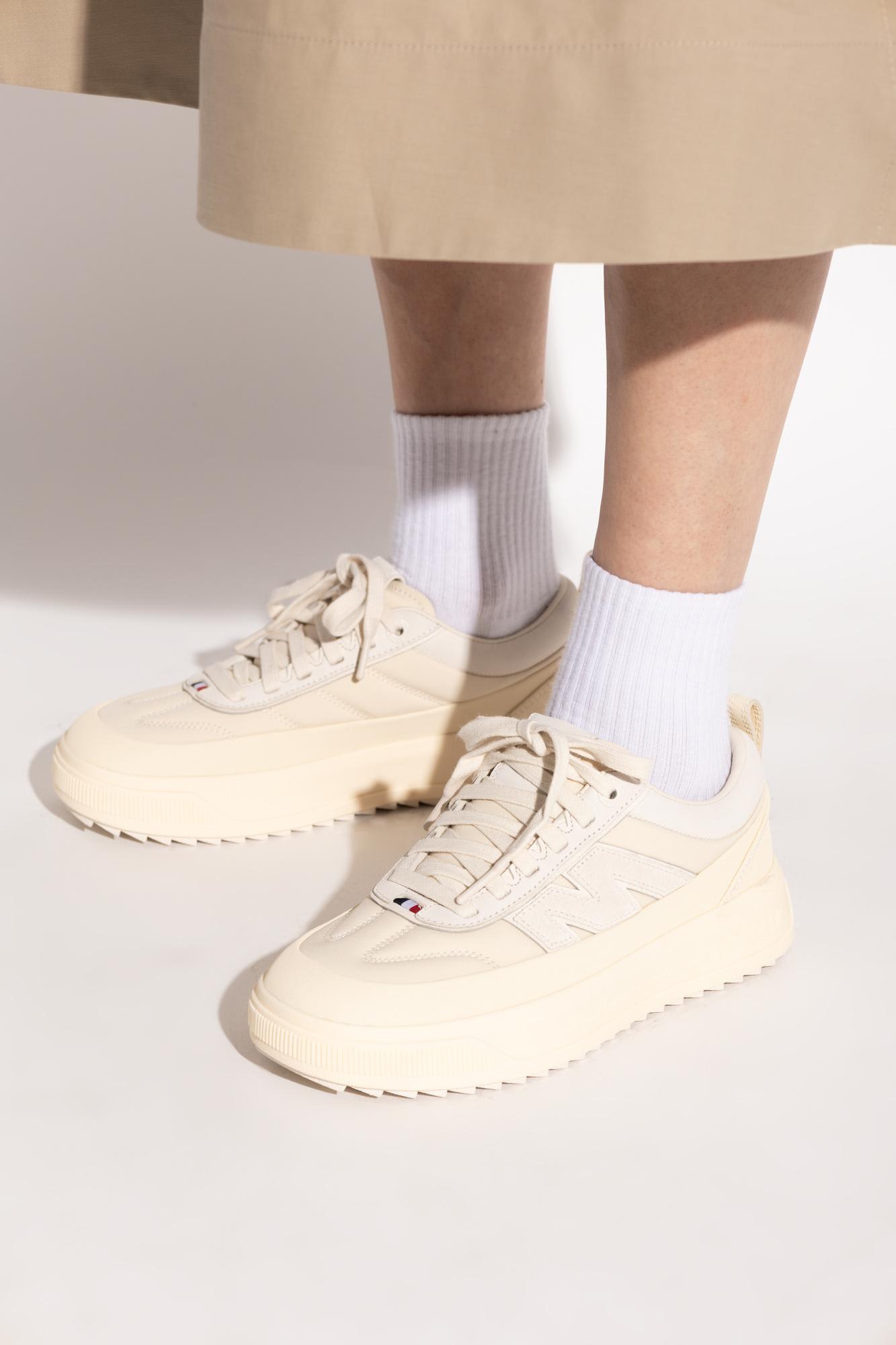 Moncler Sneakers En Nubuck Et Daim Altive In Neutral