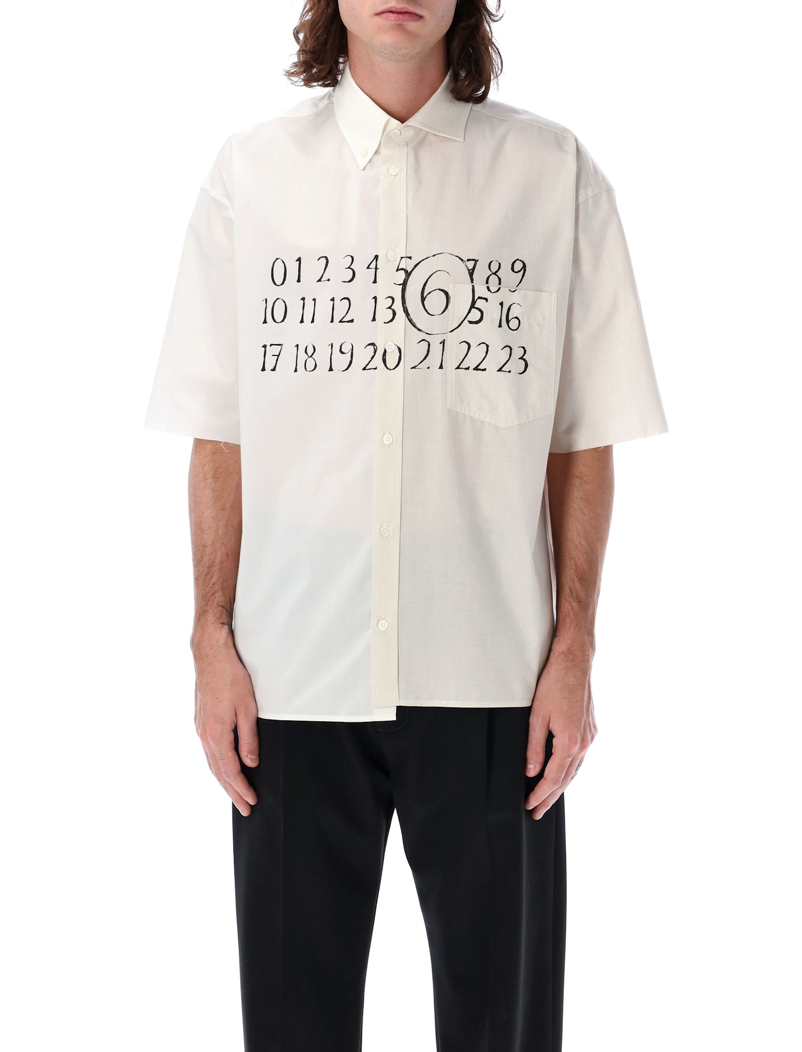 Asymmetric Poplin Shirt