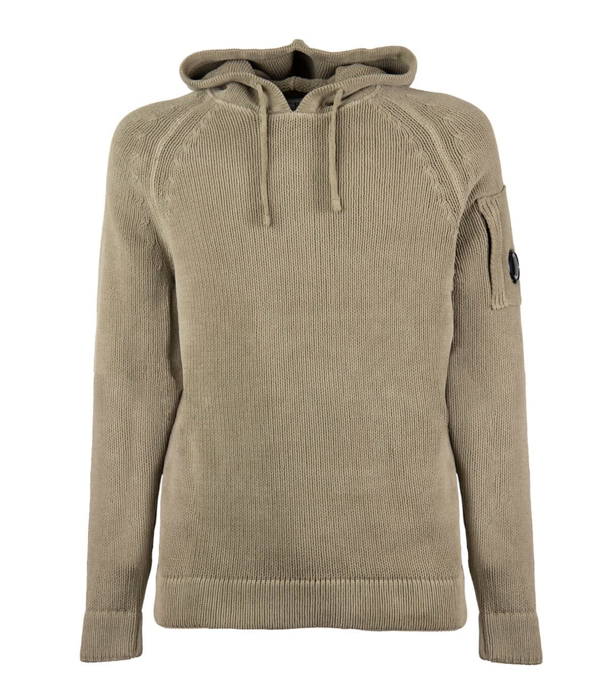 C.p. Company Military Green Hooded Jumper