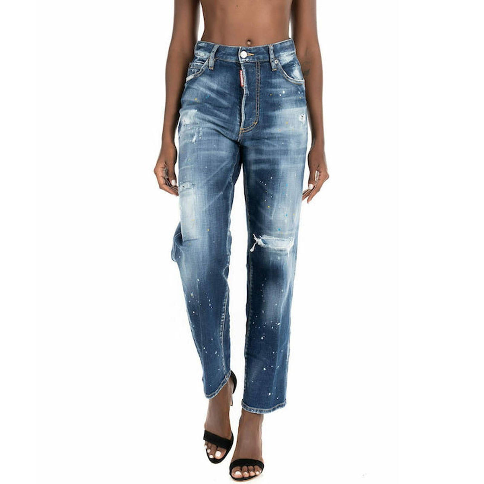 Shop Dsquared2 Dsquared Boston Denim Jeans In Blue