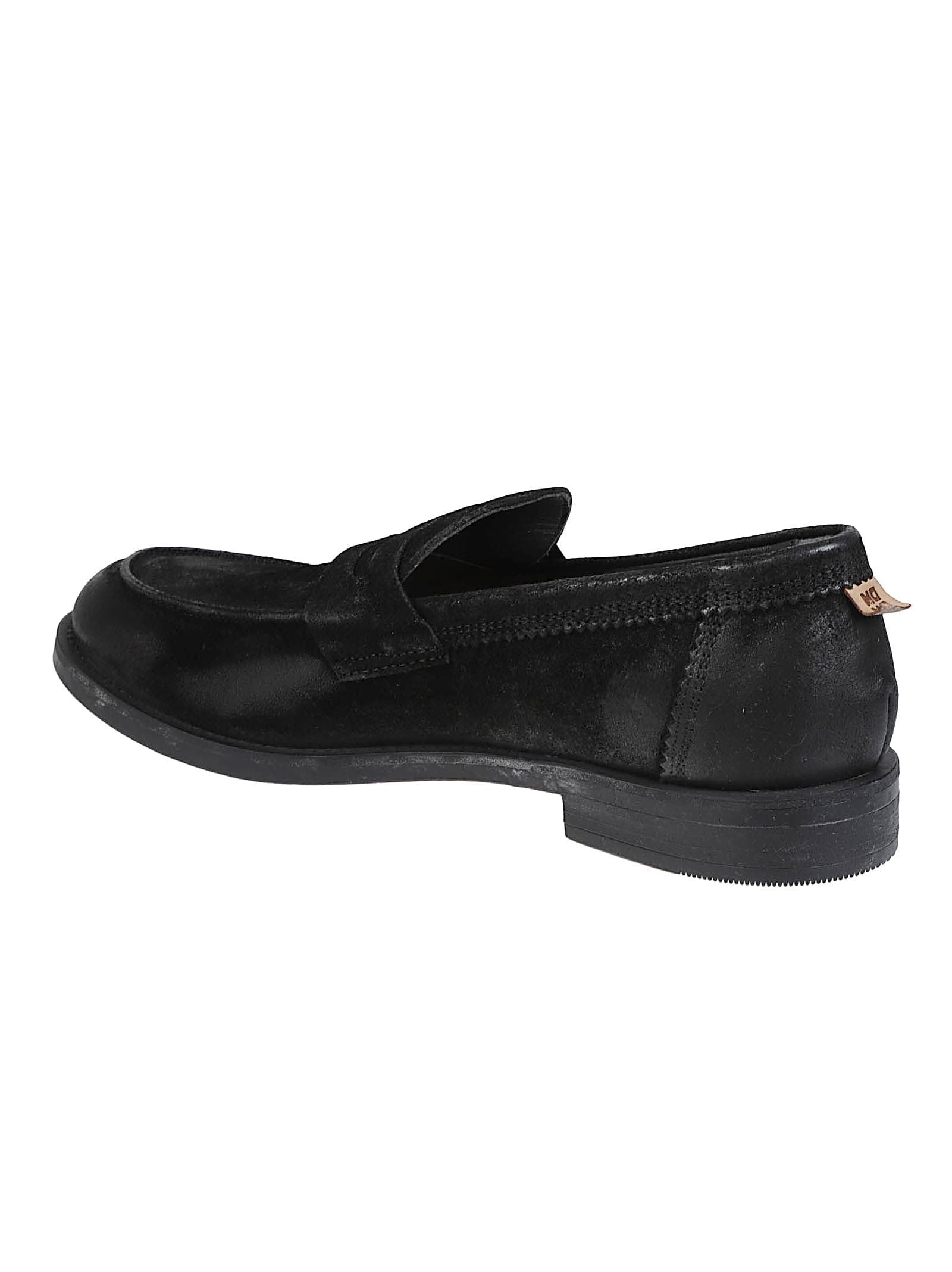 Moma Suede Loafers In Animal Print