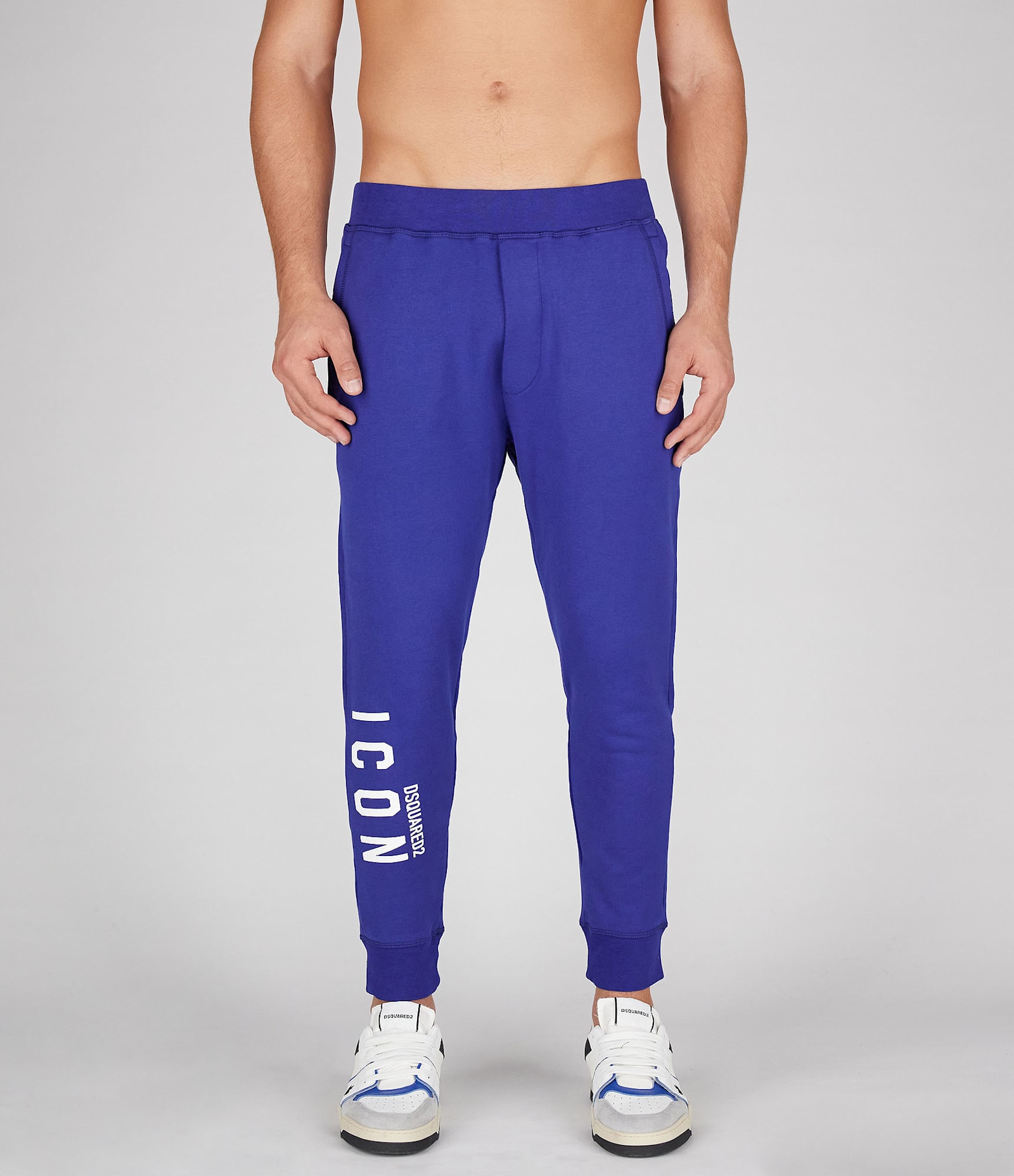 Shop Dsquared2 Pants In Electric Blue