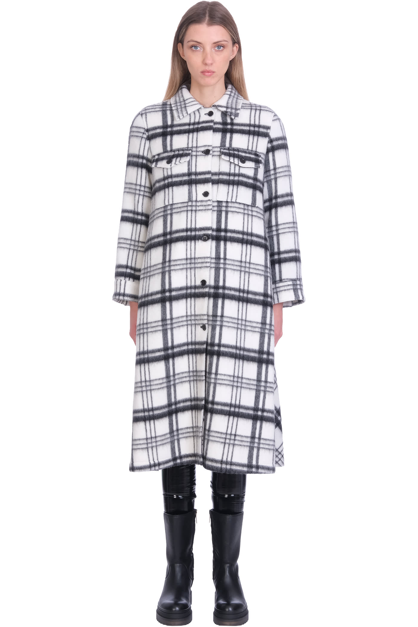 RED Valentino Coat In White Wool