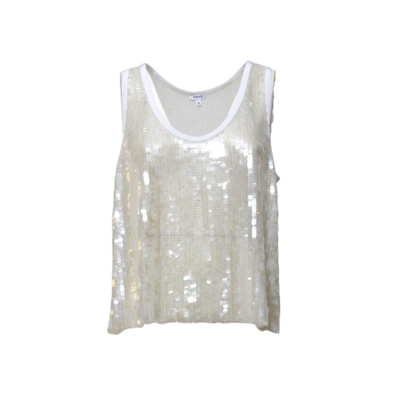 Aspesi Sequinned Sleeveless Top