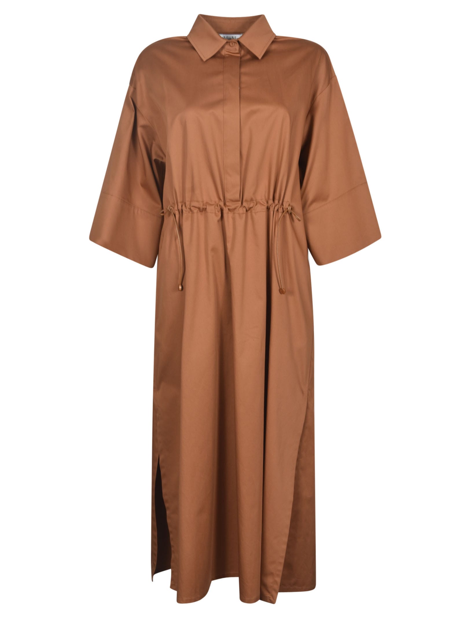 Shop Max Mara Eulalia Dress In Cuoio