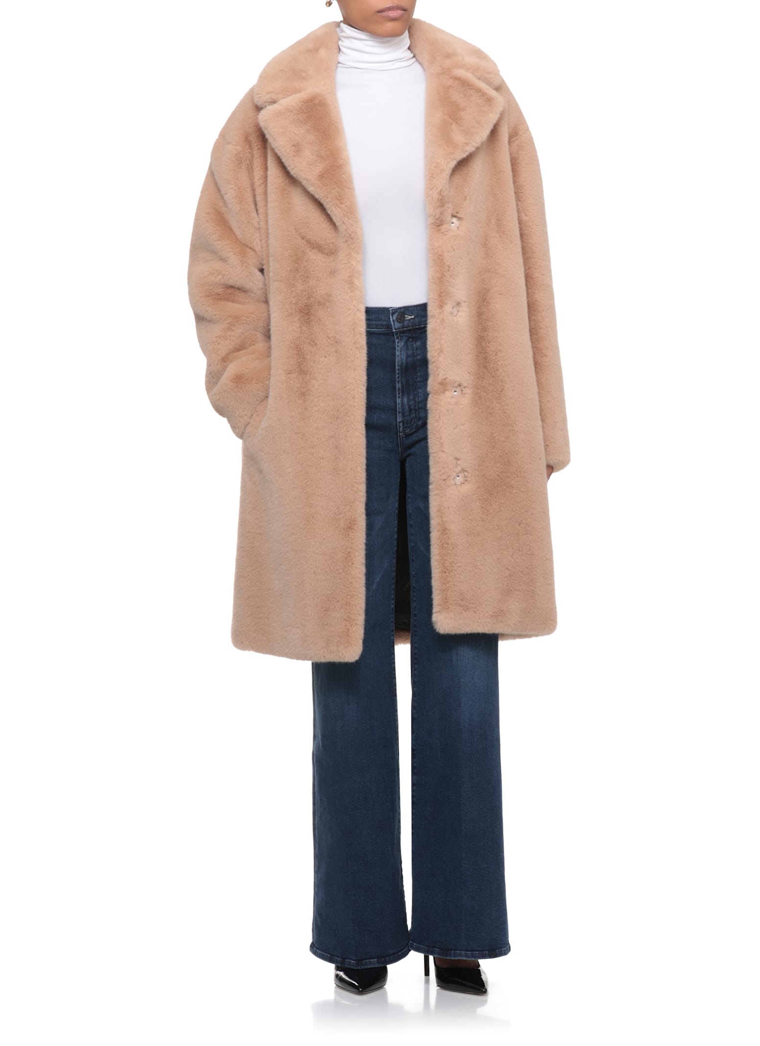 Mother High Waist Flared Jeans Four Pockets In Multi