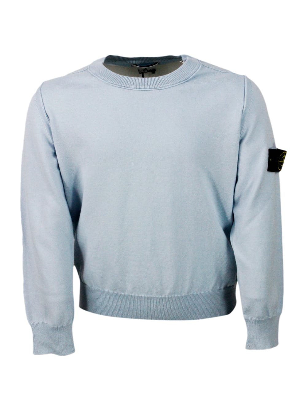 Stone Island Kids' Sweater In Light Blue