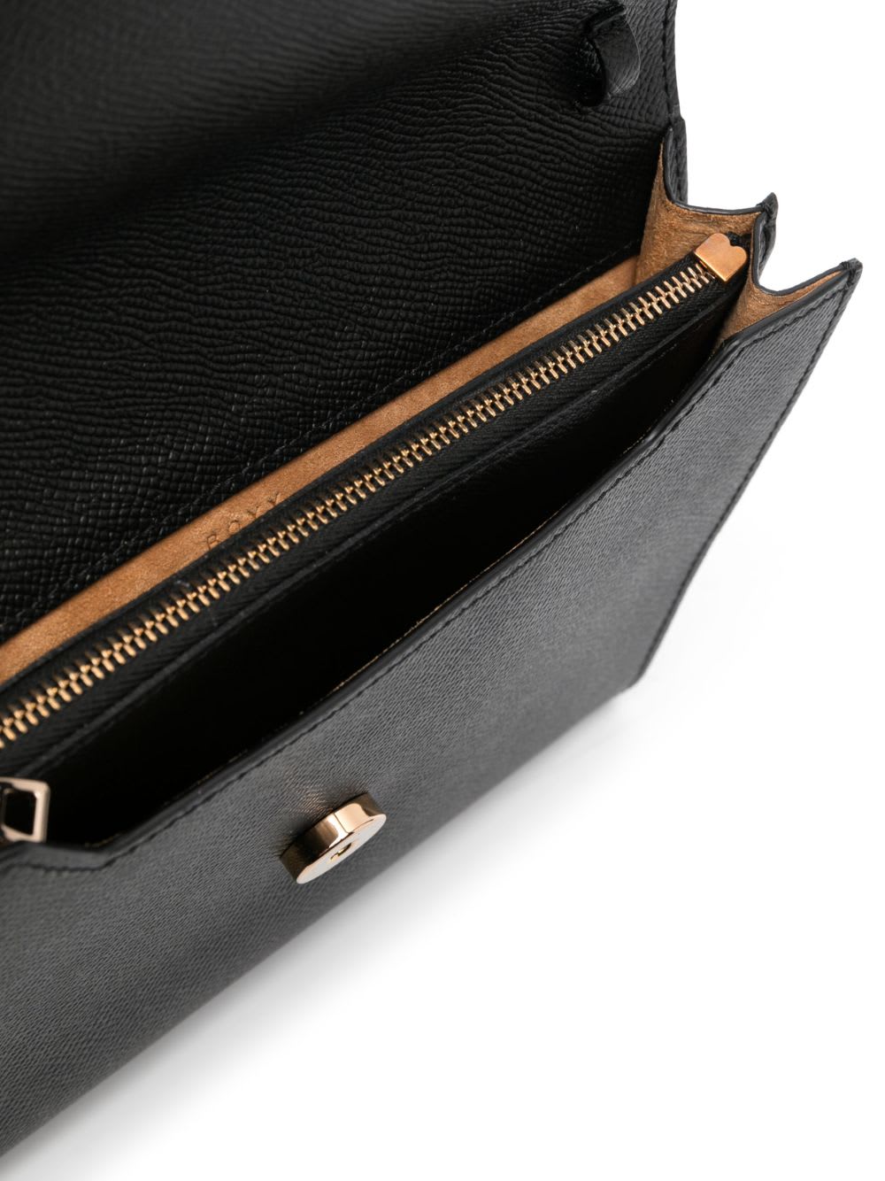 Boyy Buckle Travel Case Epsom Leather Handbag In Black