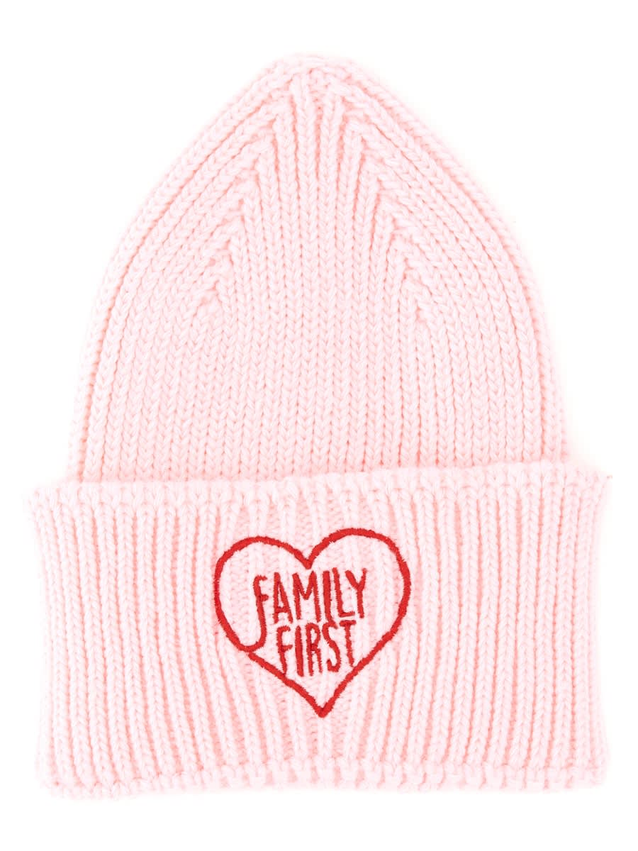 Shop Family First Milano Beanie Hat In Pink