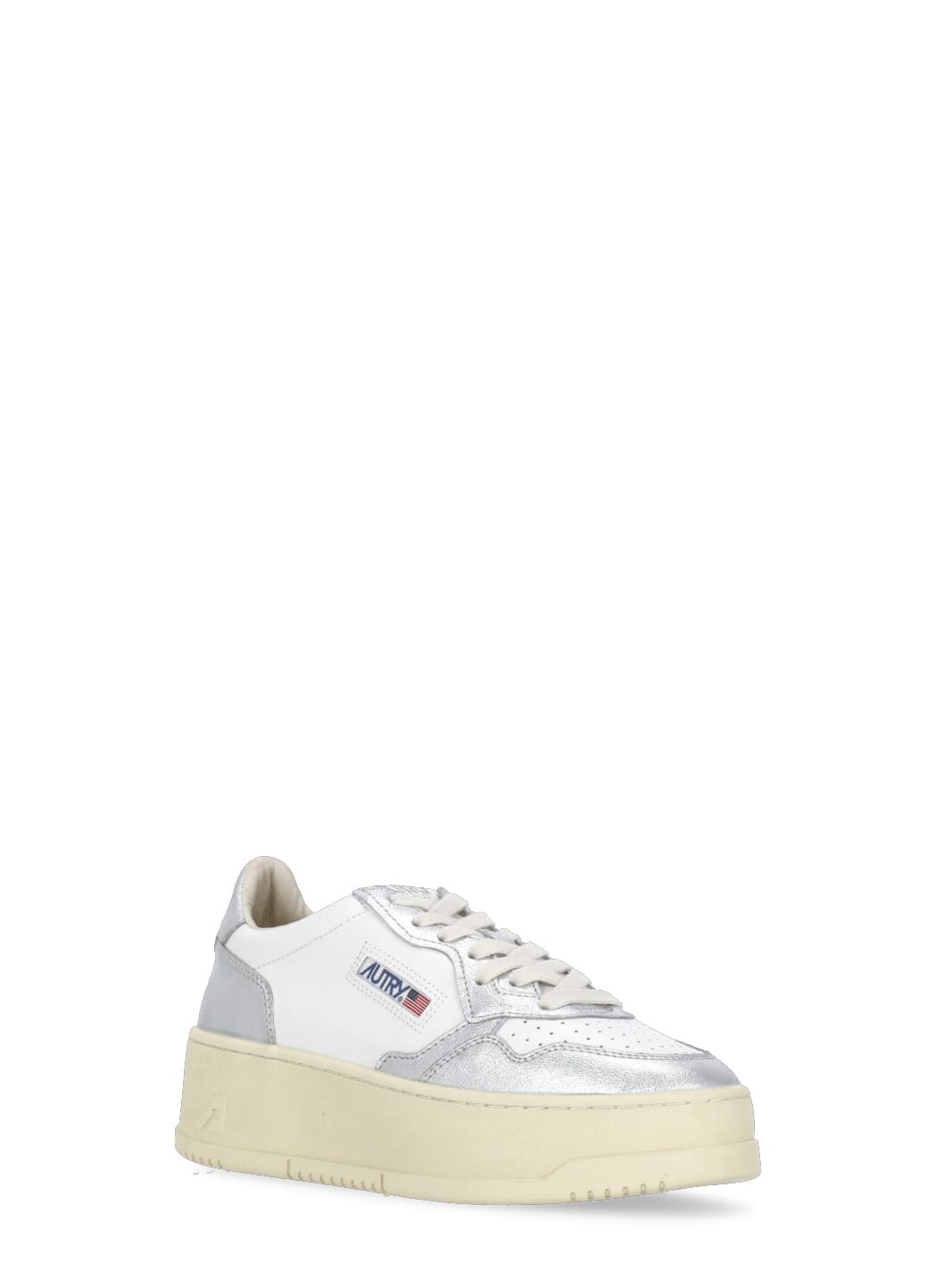 Autry Platform Low Sneakers In White