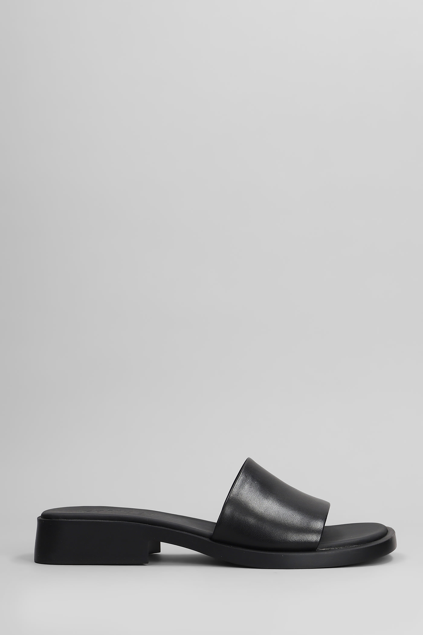 Shop Camper Dana Flats In Black Leather