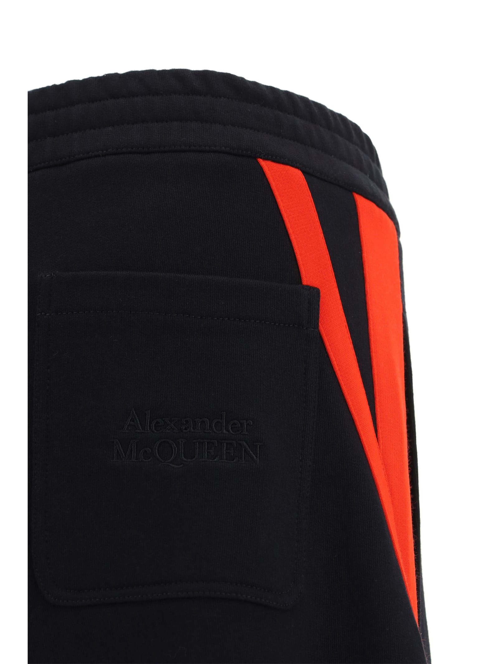 Shop Alexander Mcqueen Sweatpants In Black