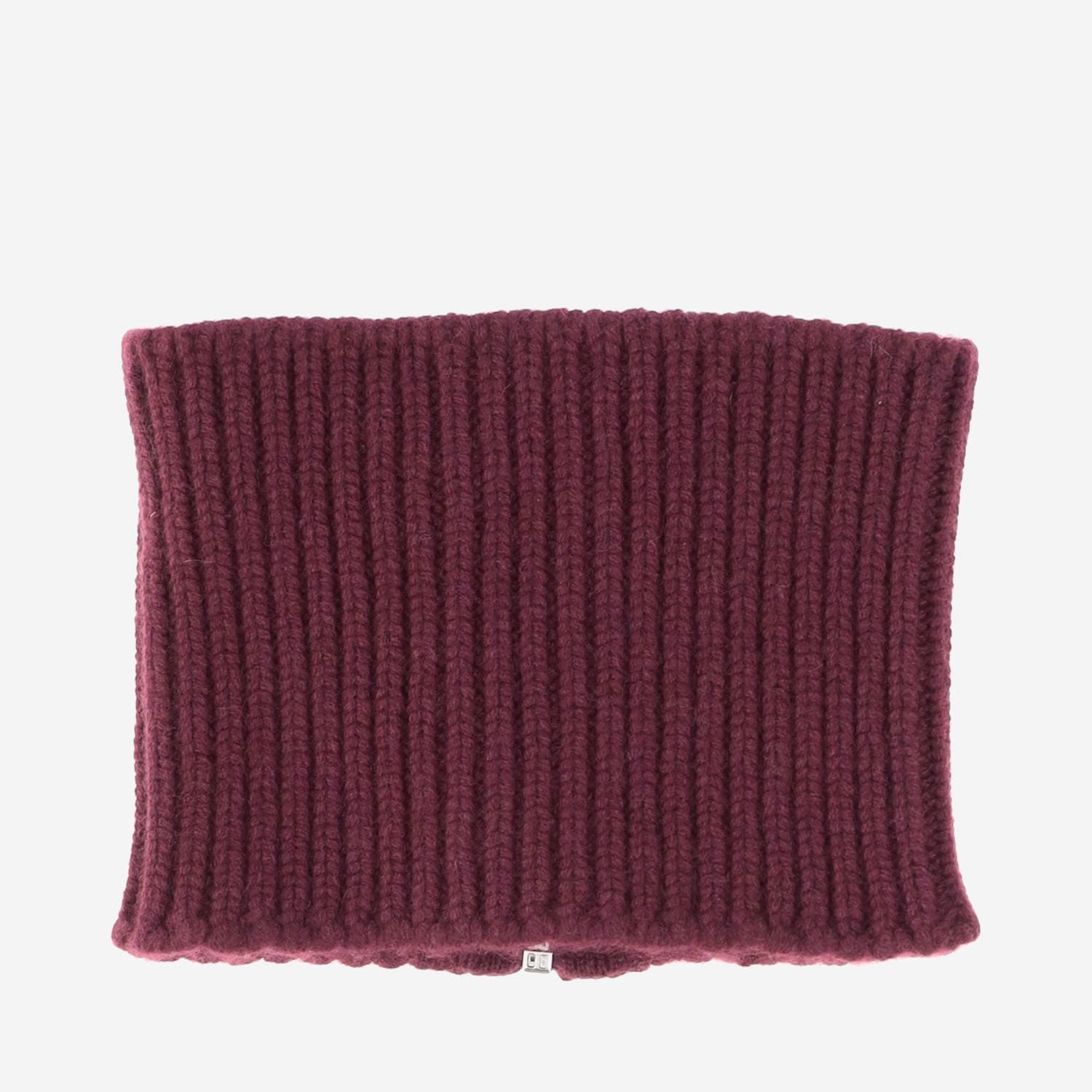 Sa Su Phi Cashmere Knit Cashmere Collar Scarf In Burgundy