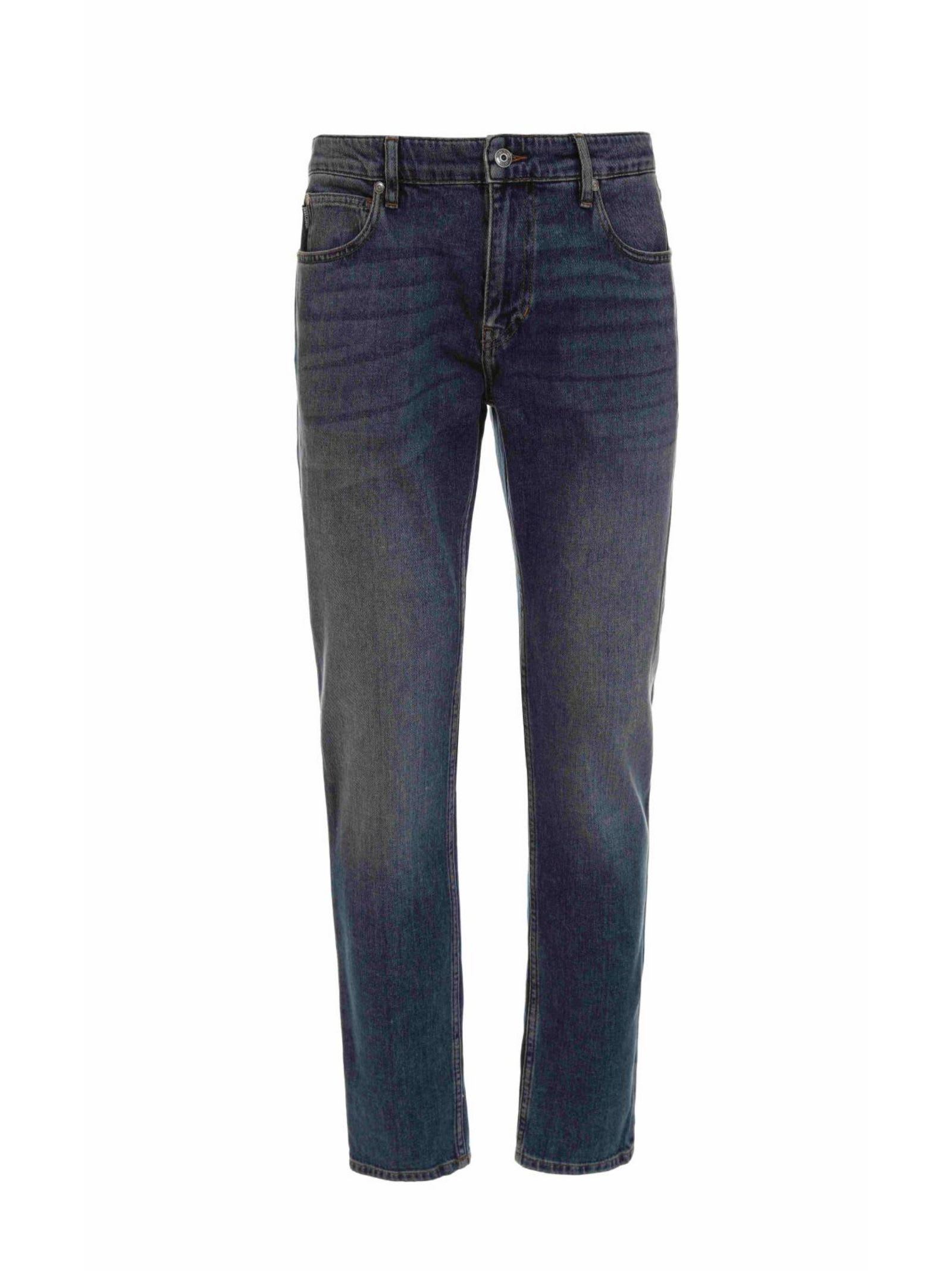 Just Cavalli Blue Straight Trousers