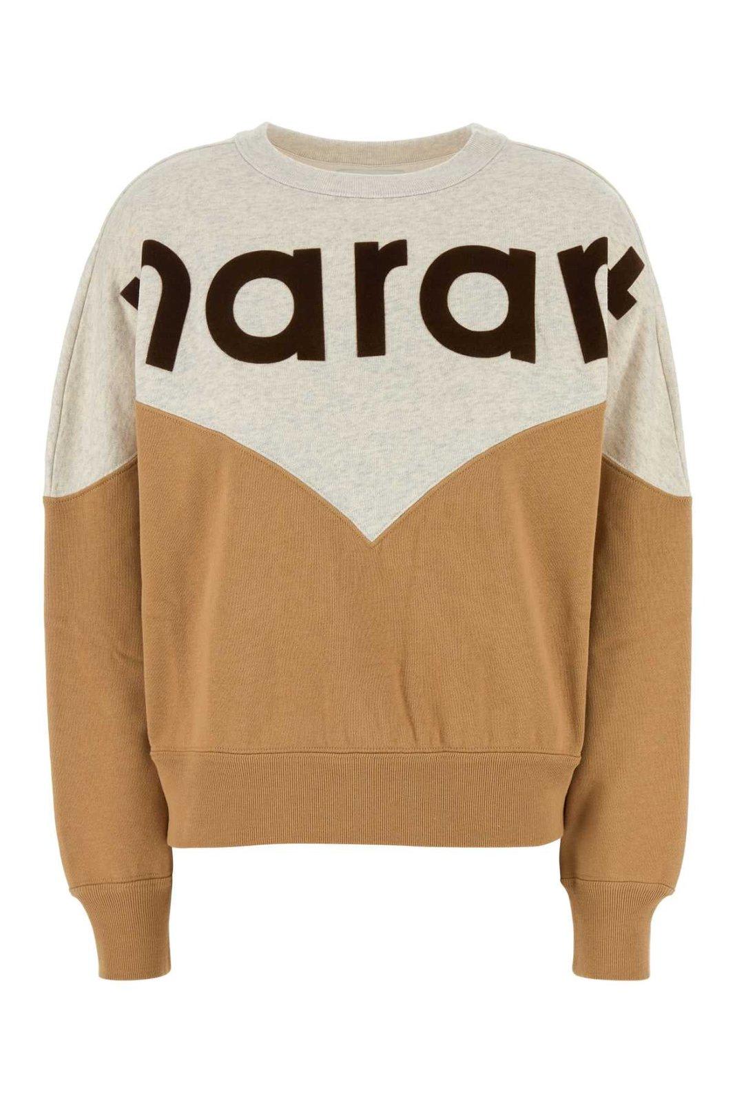 Marant Étoile Houston Logo Printed Crewneck Sweatshirt