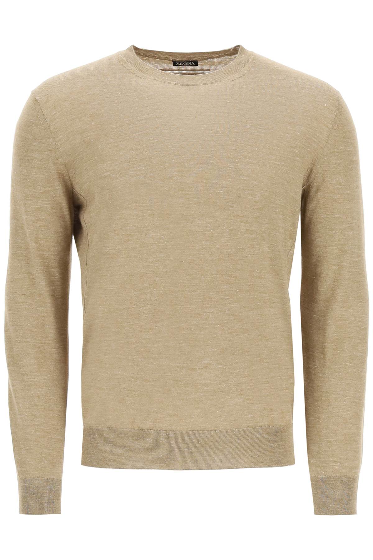 Ermenegildo Zegna Lightweight Silk Cashmere And Linen Sweater