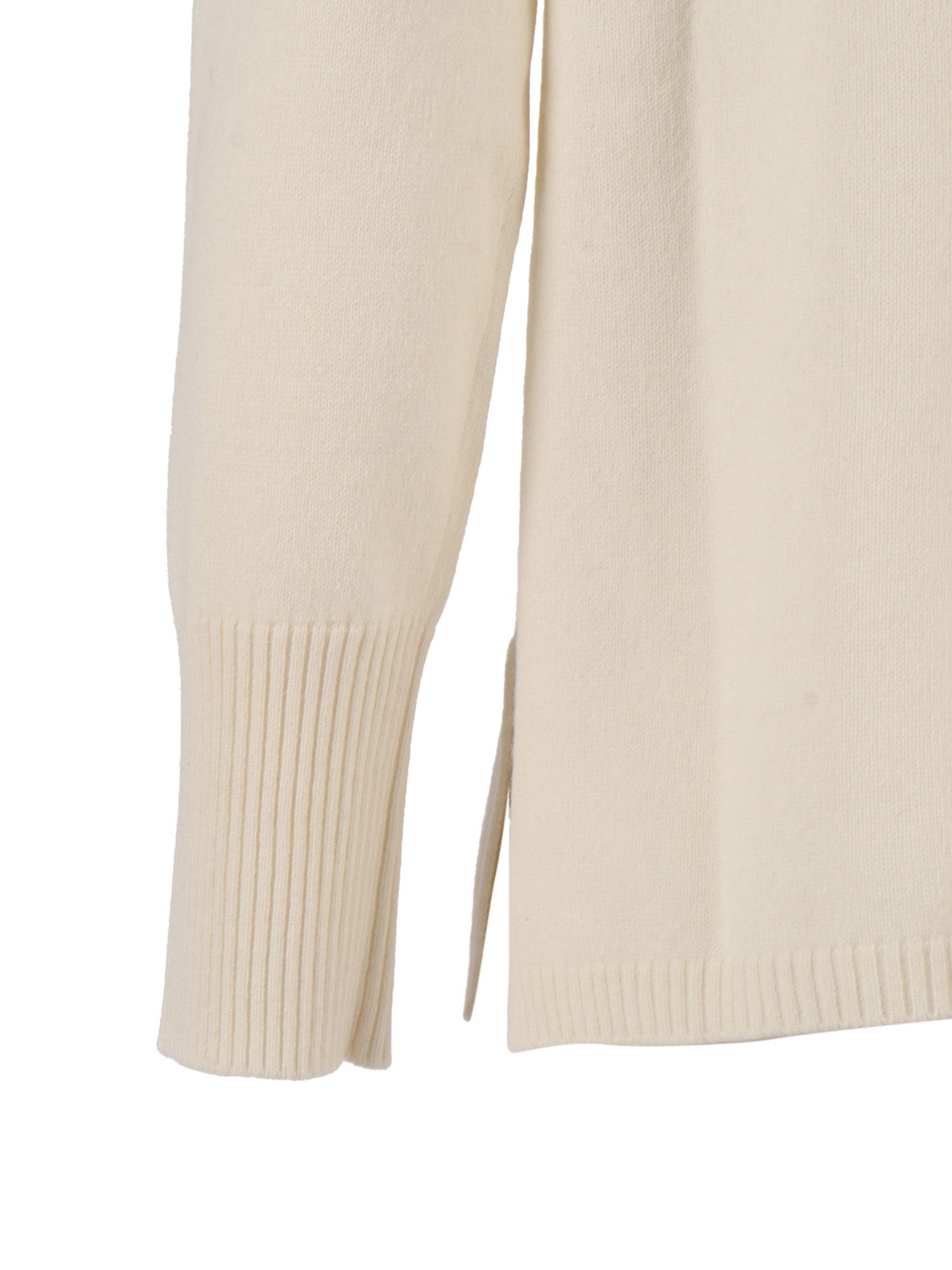 Kangra Cashmere Boat Neck Sweater With Trimmings Insert In Neutral