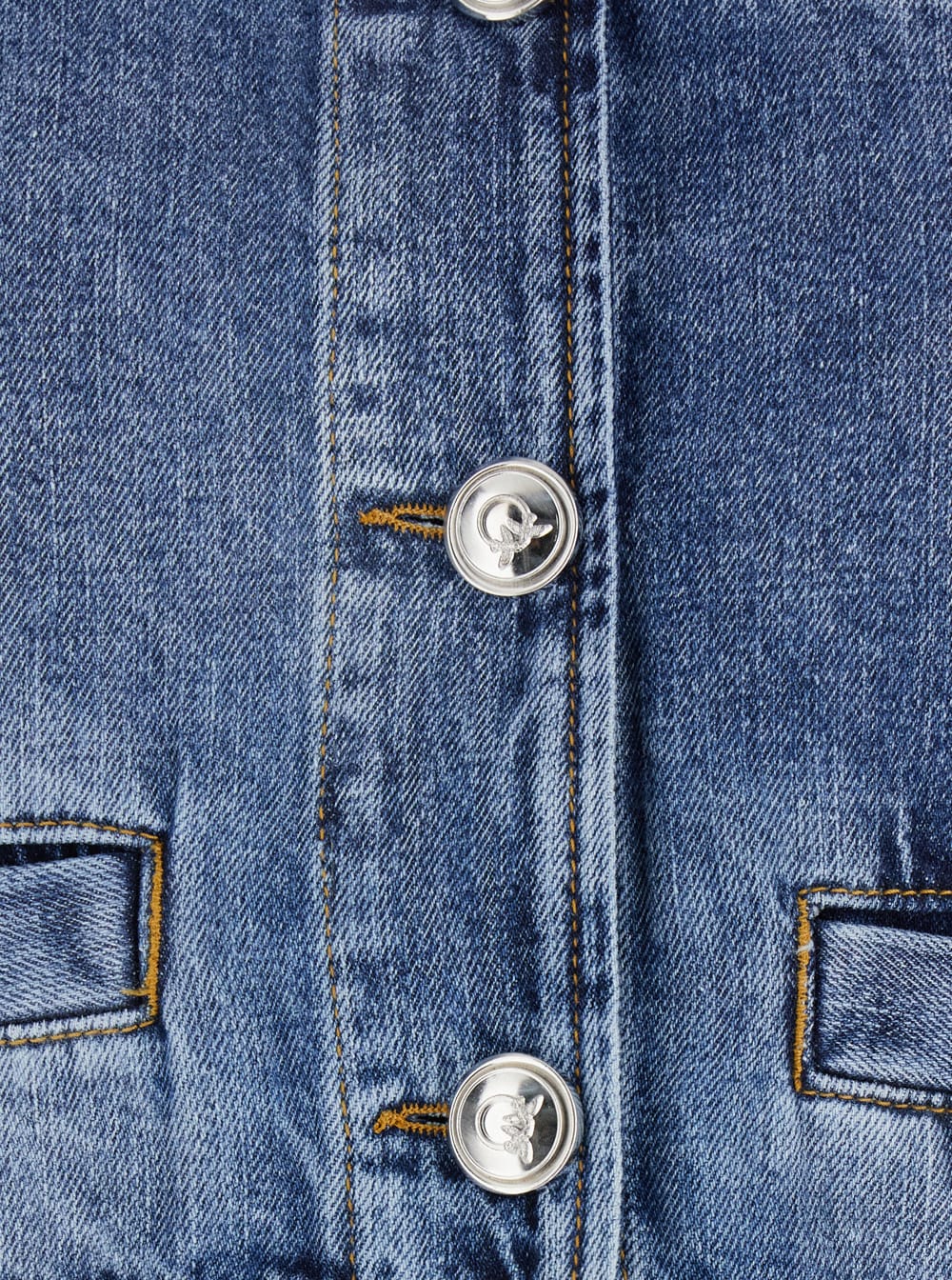 Shop Pinko Durban Denim Jacket In Blu
