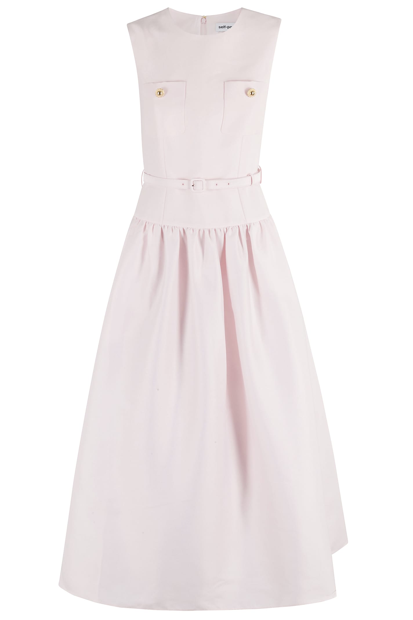 Taffeta Midi Dress
