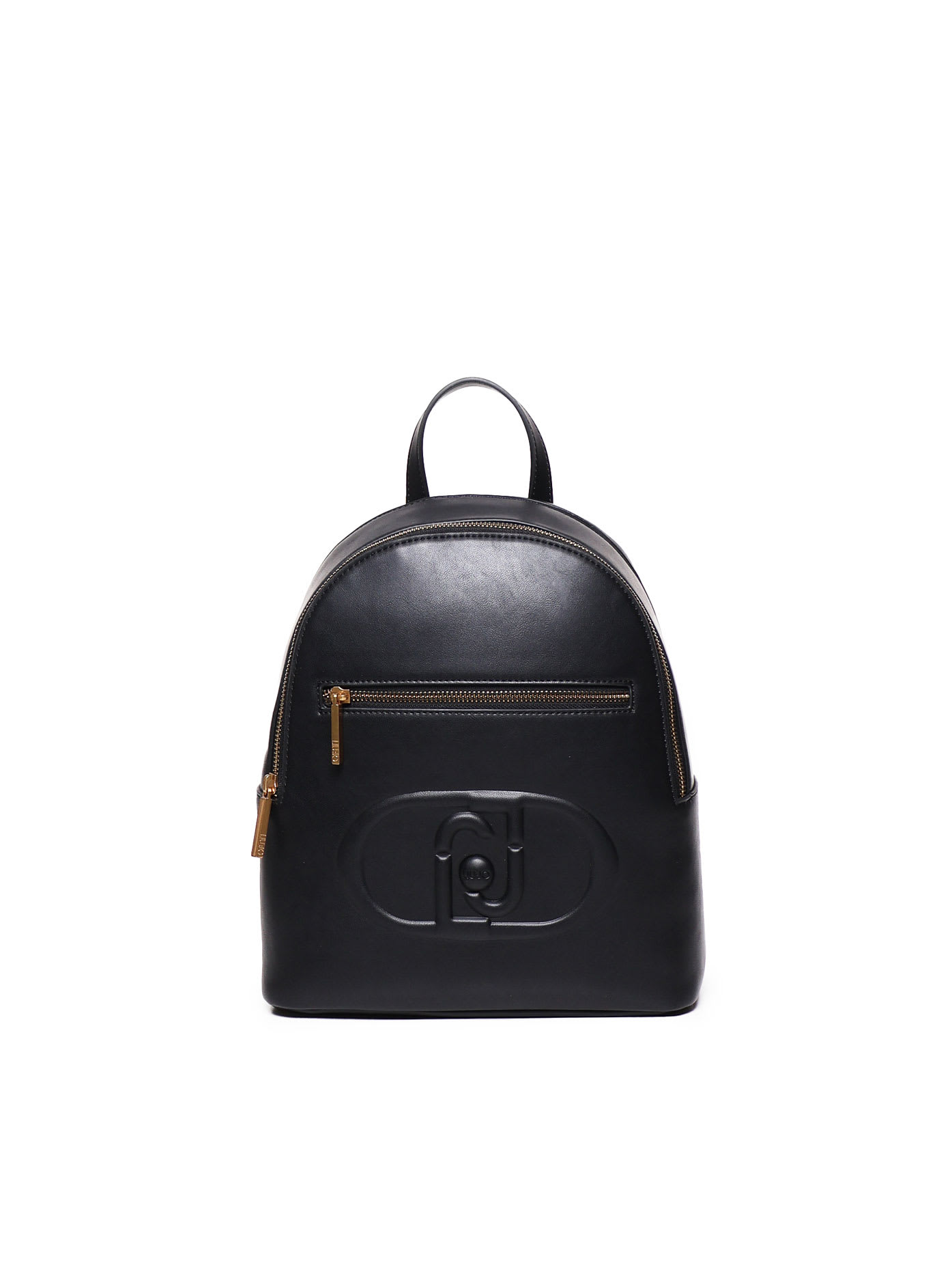 Shop Liu •jo Ecoleather Backpack In Black