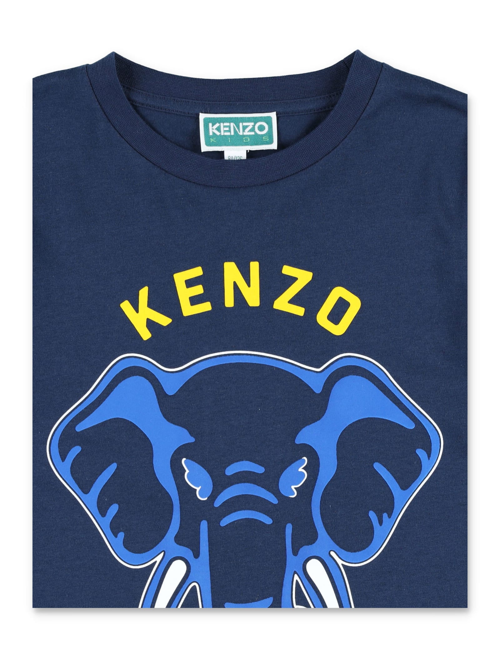 Shop Kenzo Elephant T-shirt In Navy