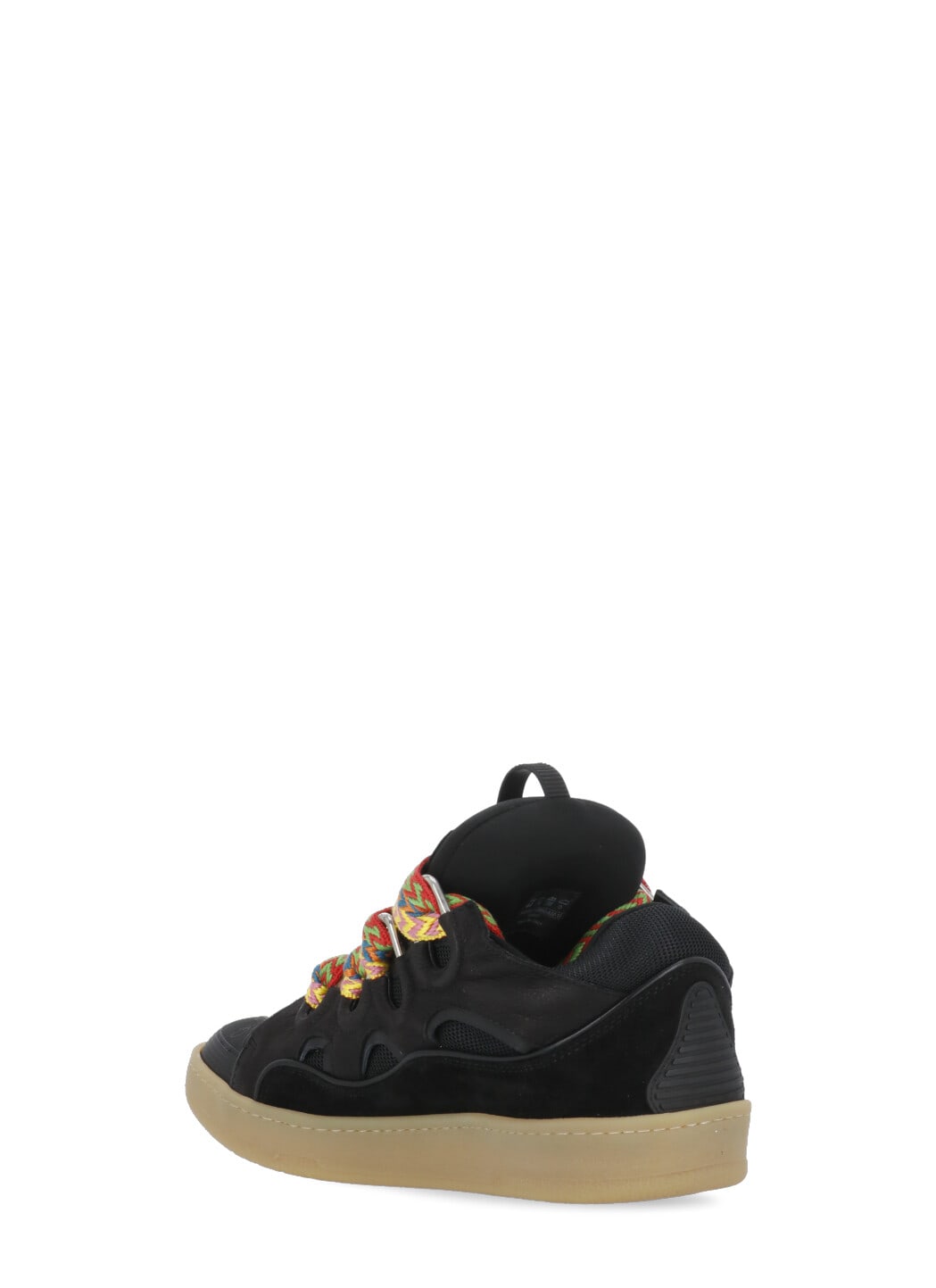 Shop Lanvin Curb Sneakers In Black