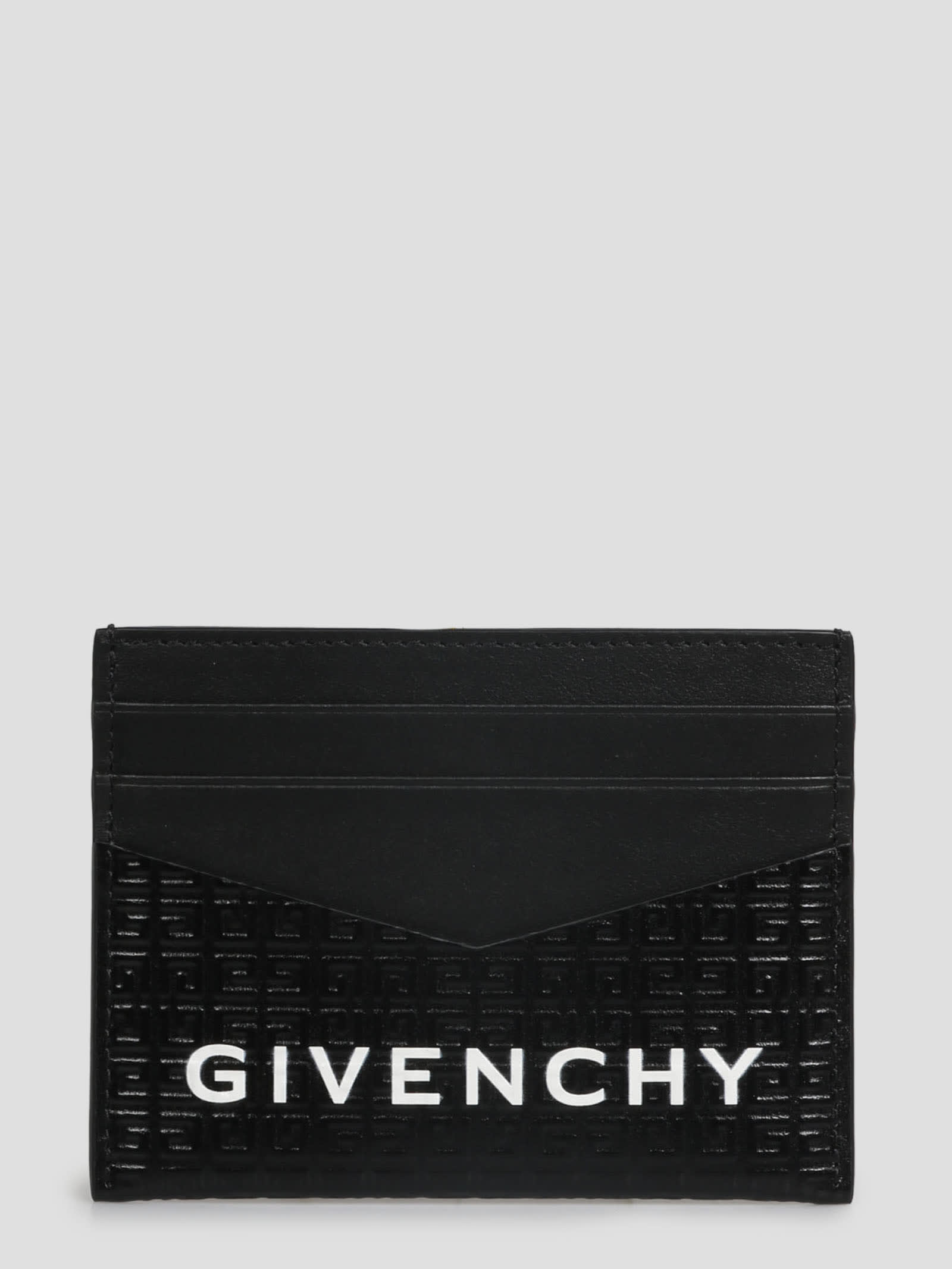 Givenchy 4g Micro Leather Wallet In Black