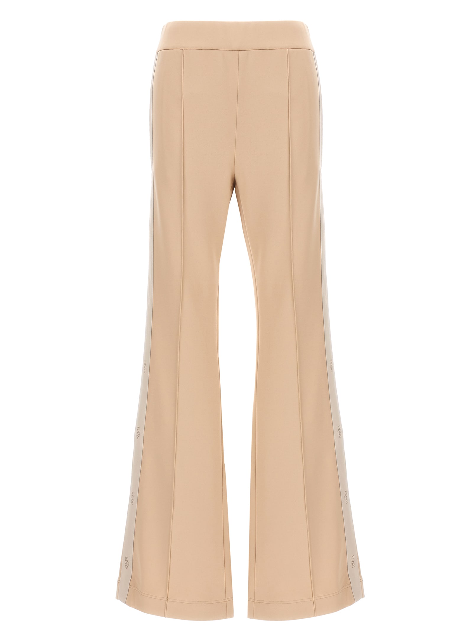 Fendi Technical Fabric Trouser With Logo Detail