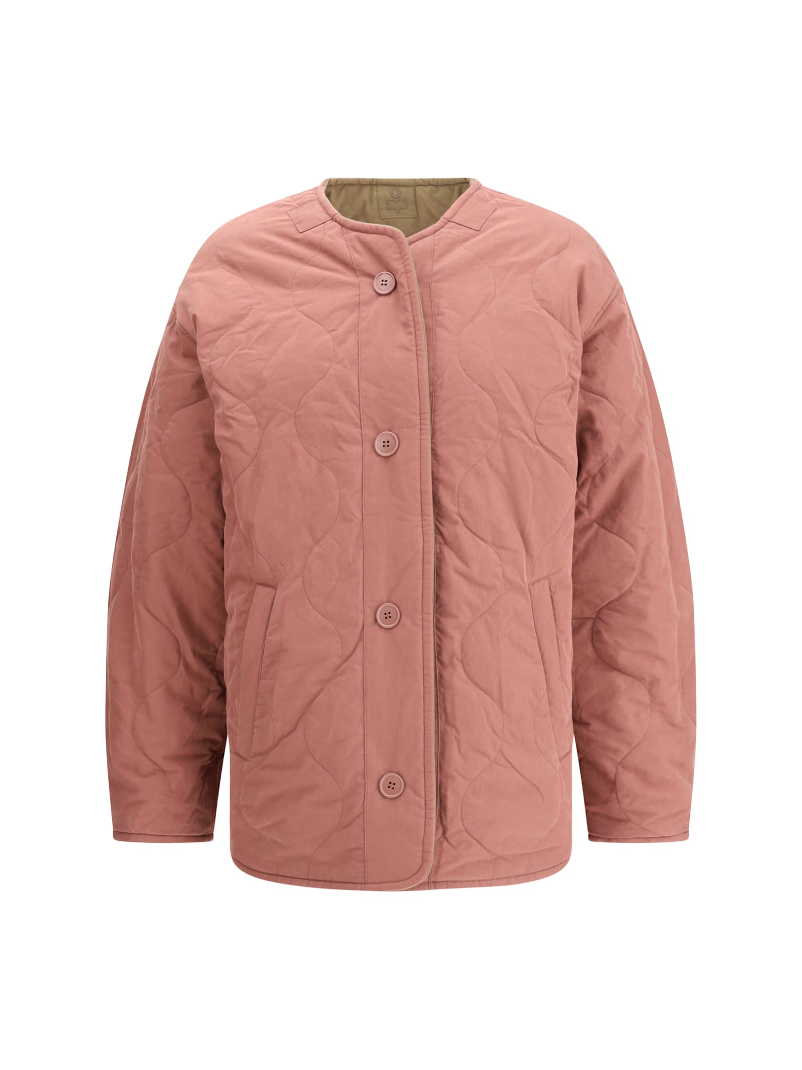 Isabel Marant Étoile Quilted Reversible Nesmae Jacket In Brown