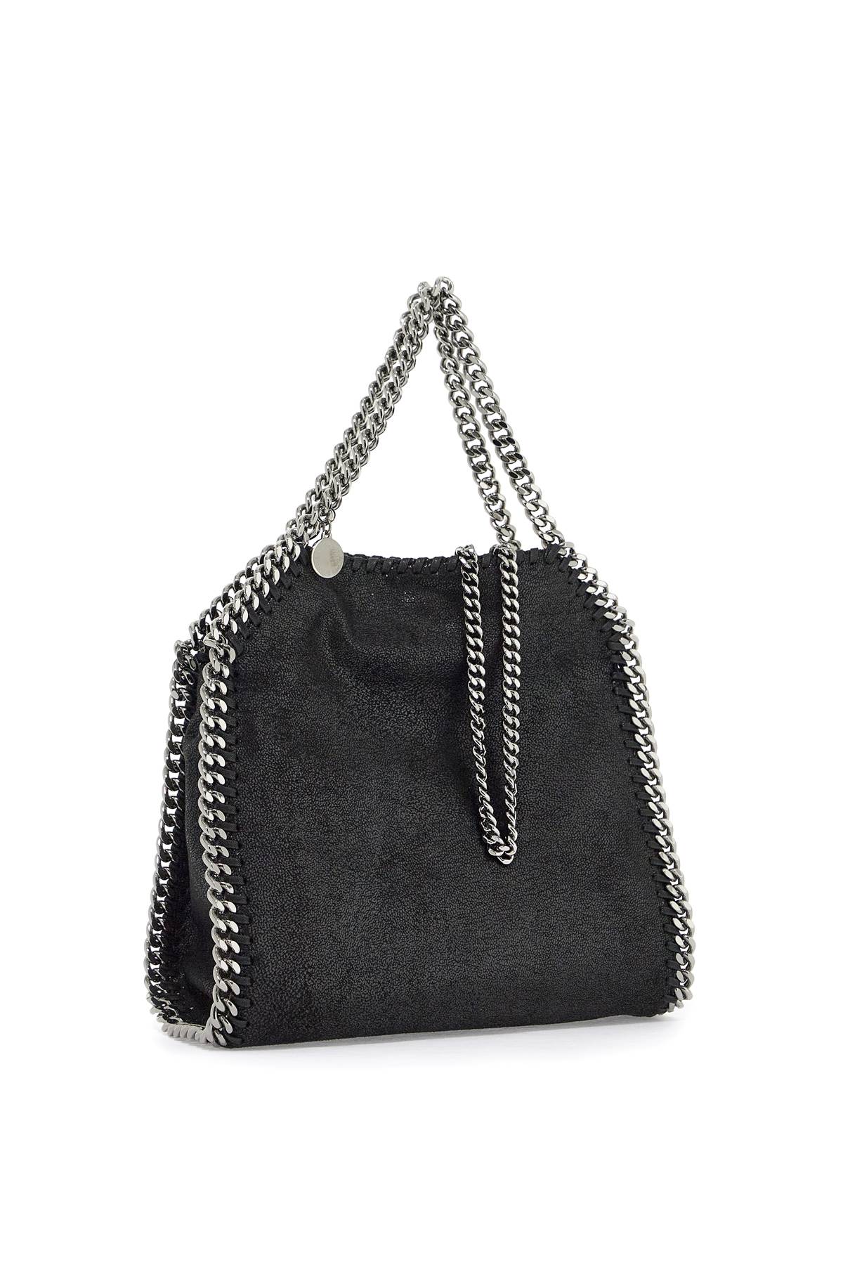 Shop Stella Mccartney Falabella Mini Tote Bag In Black (black)