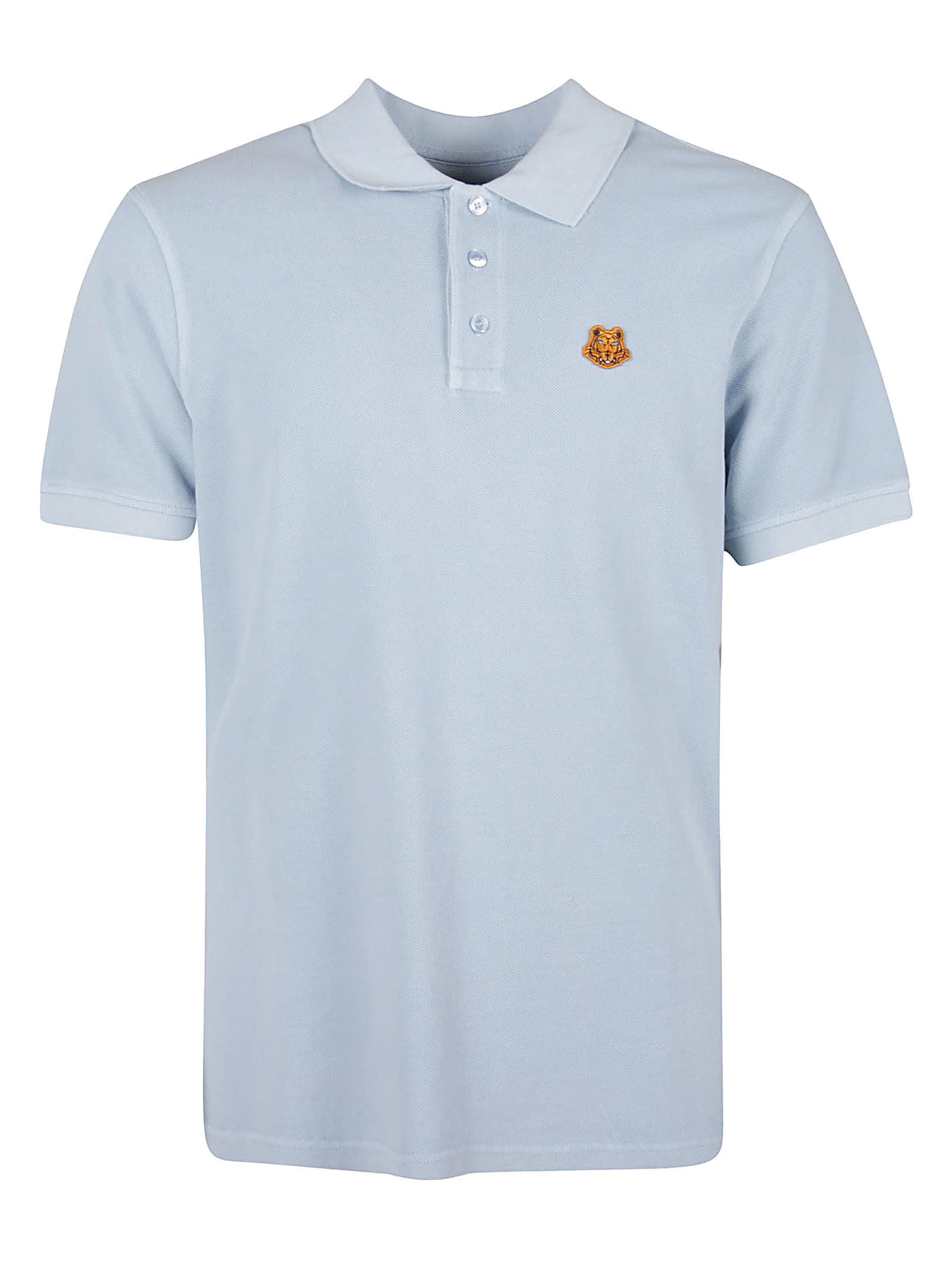 Kenzo Tiger Crest Knit Polo Shirt