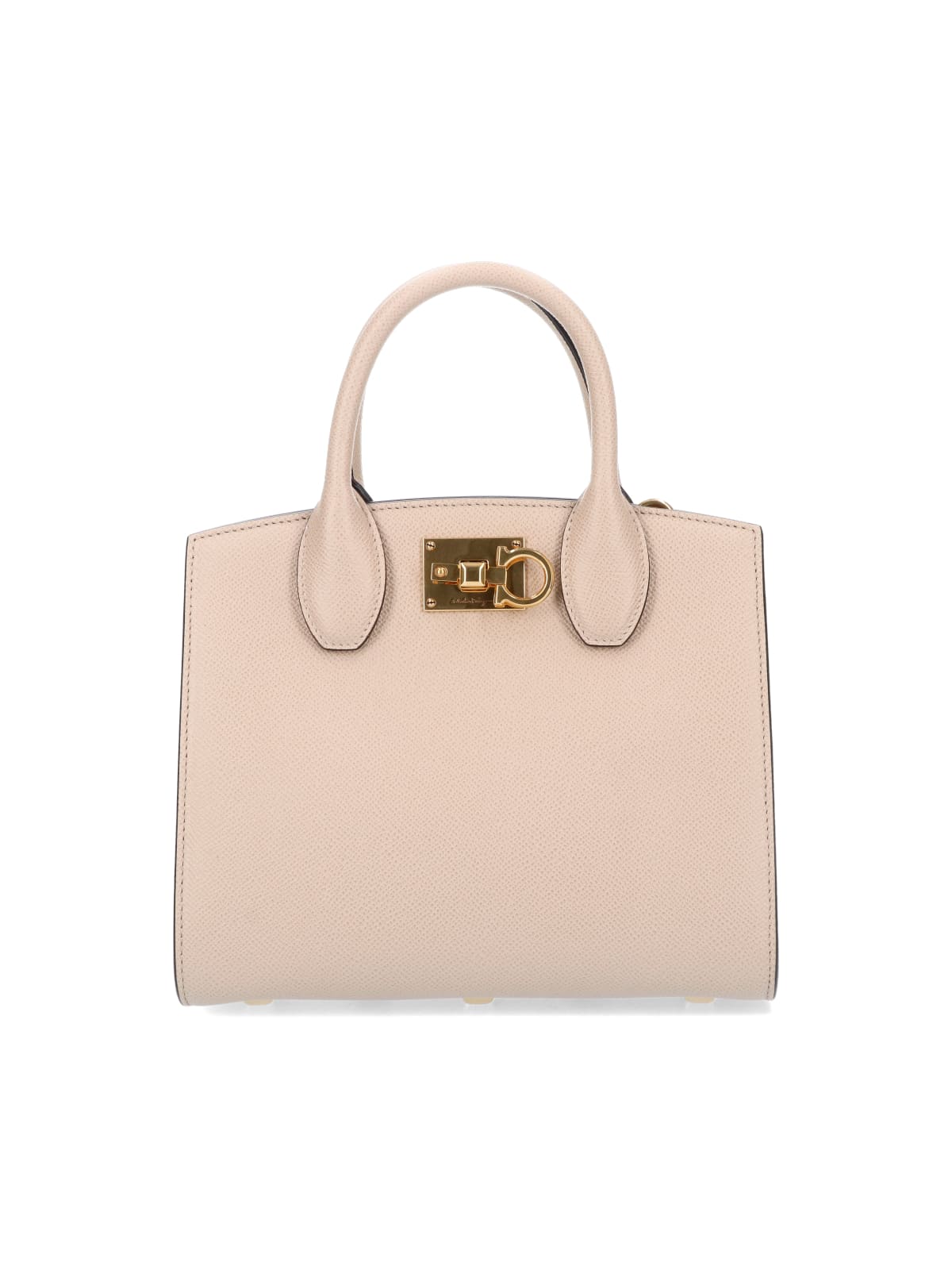 Shop Ferragamo Studio Box S Handbag In Pink