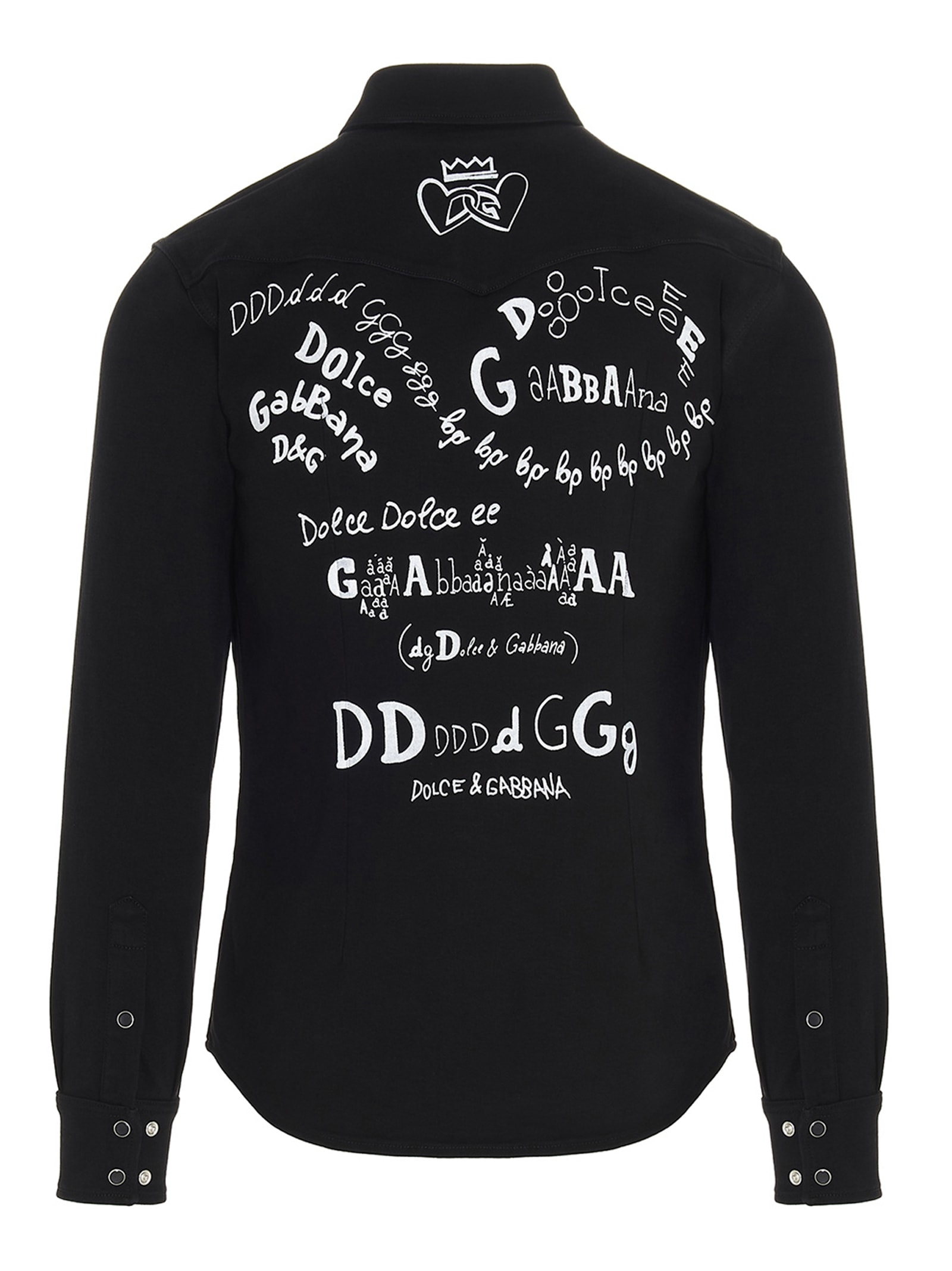 Click to view more detailed imagery on our partner's website Dolce & Gabbana Shirt In Nero