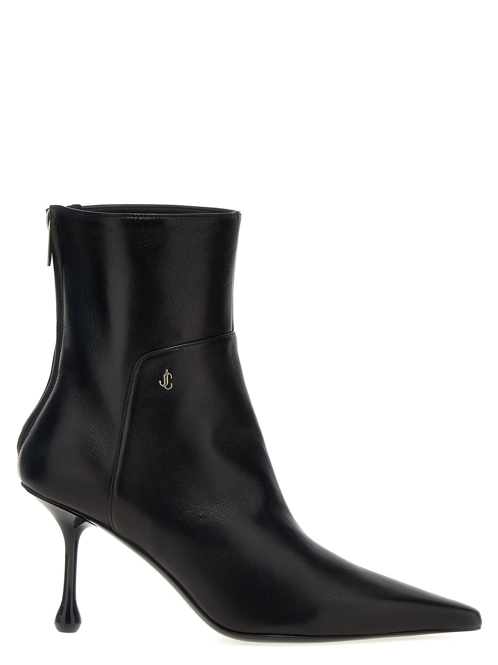 Shop Jimmy Choo Cycas Ankle Boots In Black