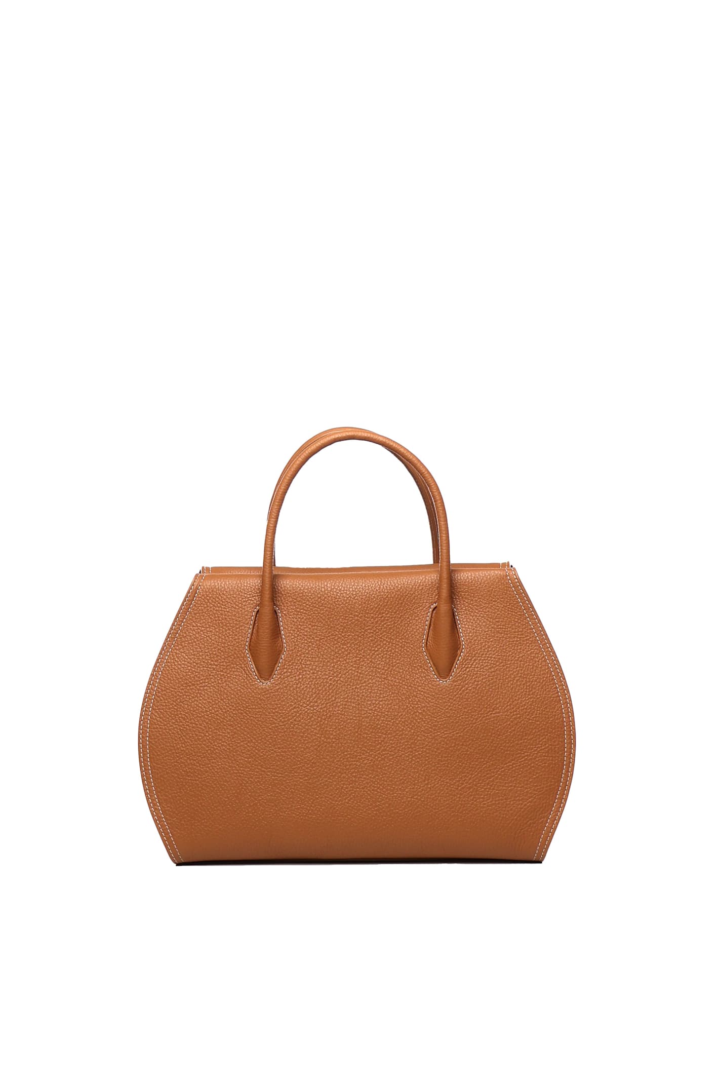 Coccinelle Klichè Medium Top Handle Bag In Brown