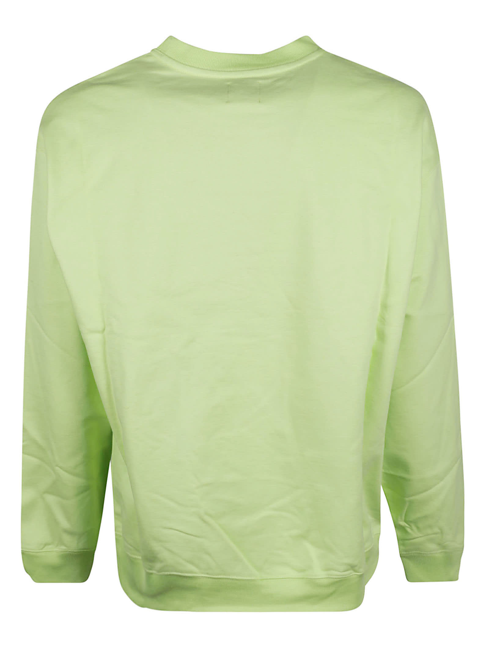Shop Paccbet Printed Sweatshirt In Green