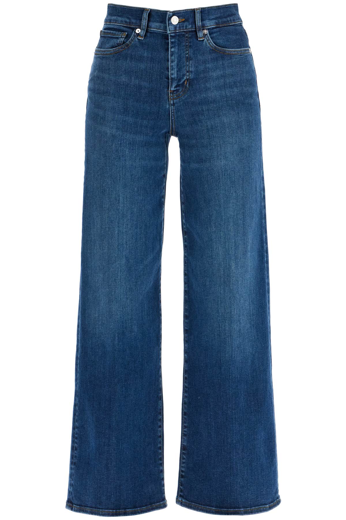 le Slim Palazzo Cropped Jeans