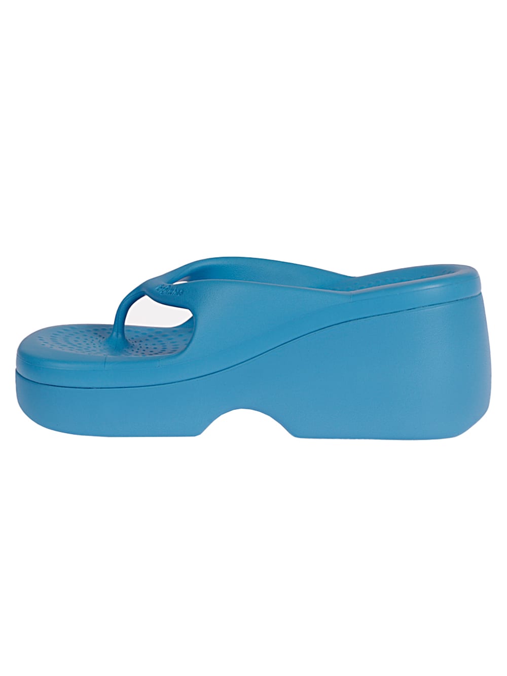 Forbitches For Bitches Woman's Light Blue Rubber Flip Flop Sandals | ModeSens