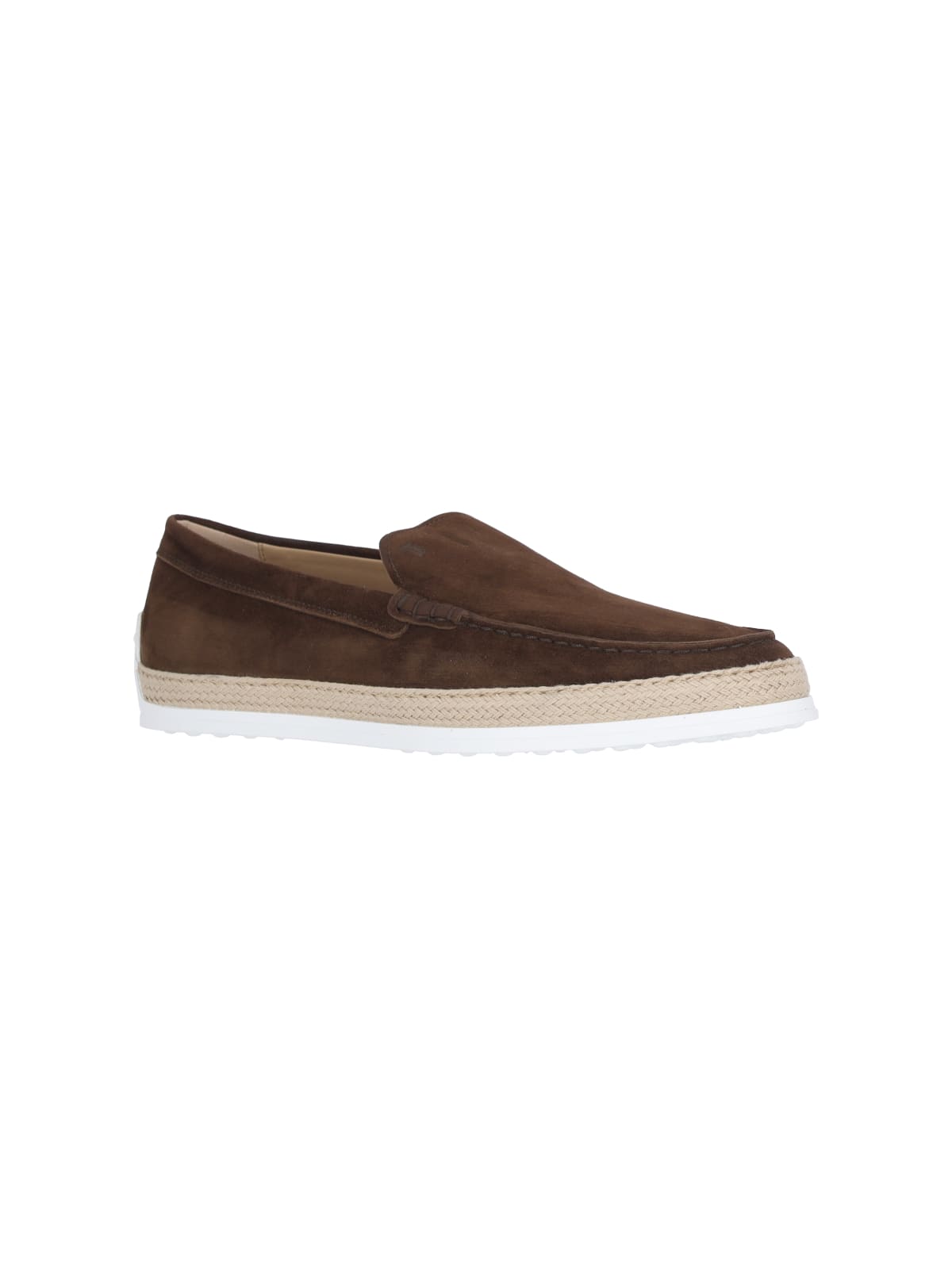 Shop Tod's Slip-on Loafers In Brown