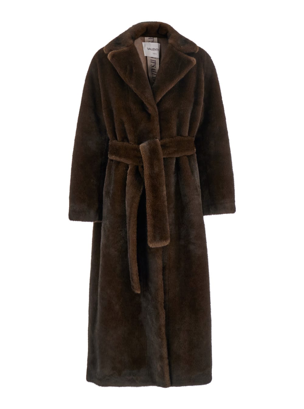 Eco Mink Belted Coat