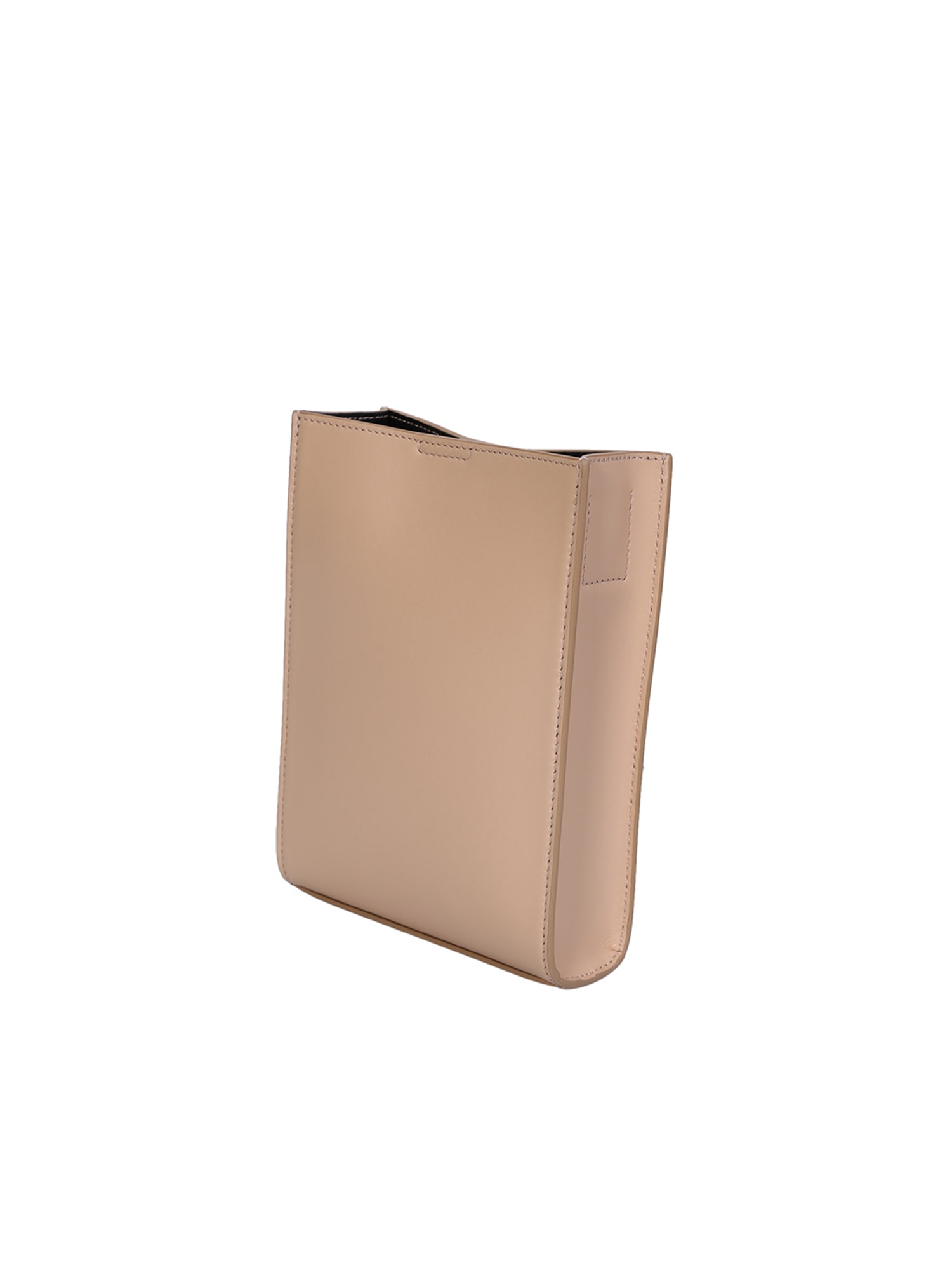 Jil Sander Beige Tangle Bag In Leather Man In Pink