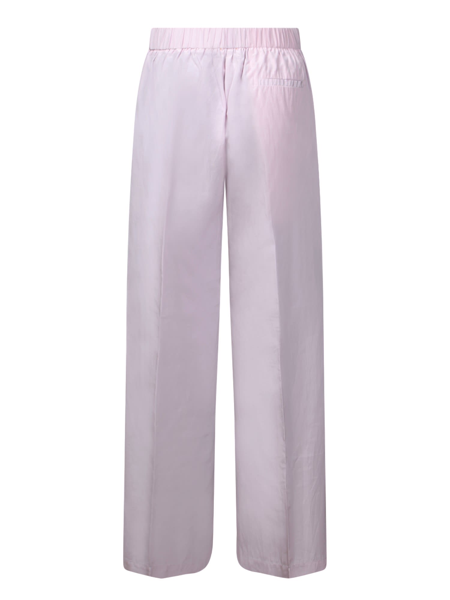 Shop Forte Forte Pink Taffeta Chino Pants