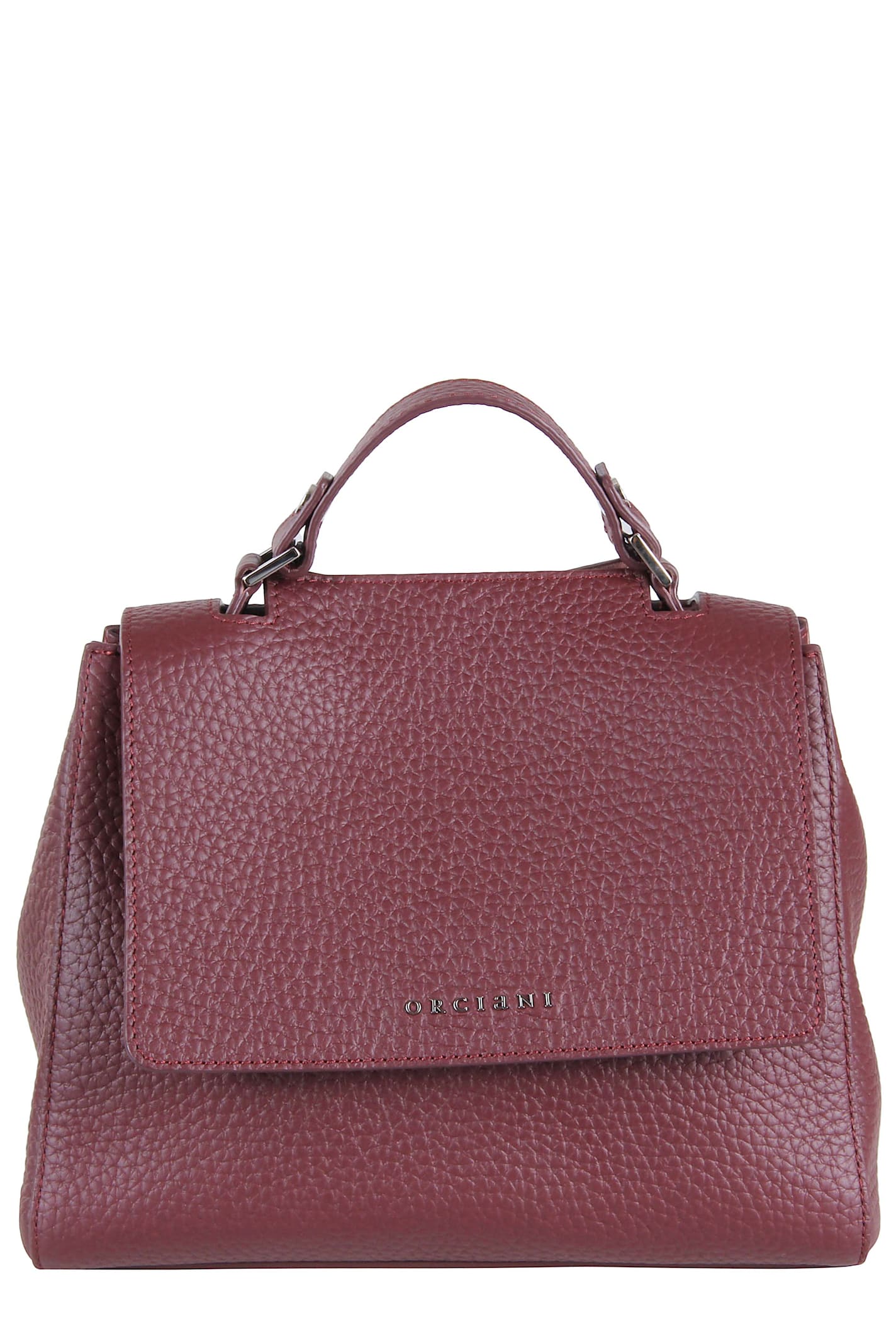 Orciani Borsa Sveva Soft Piccola A Mano In Burgundy
