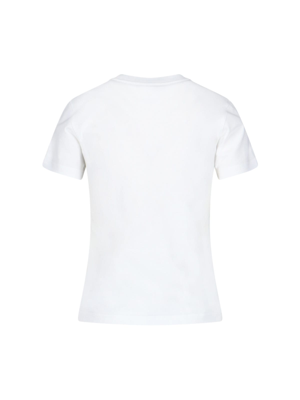 Shop Alaïa Slim Logo T-shirt In White